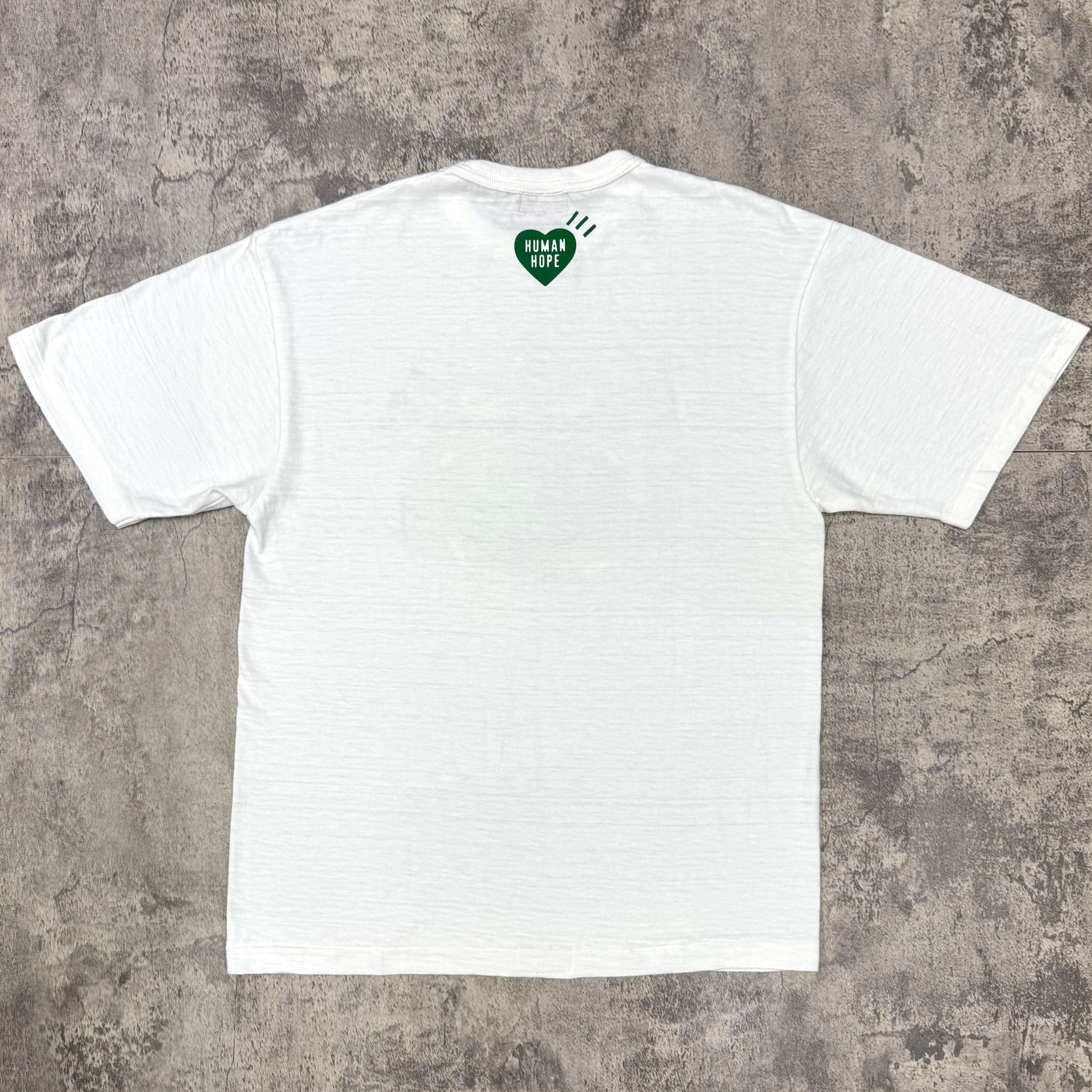 "Human Made x j-hope of BTS" Human Hope Graphic Tee WHITE BACK