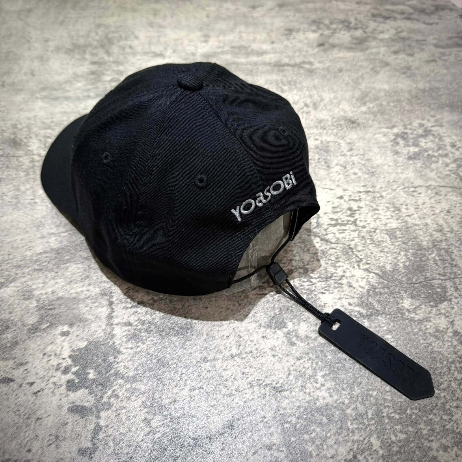 YOASOBI × ASICS LOGO CAP YOASOBI x ASICS Logo Cap Black | Loftygoods