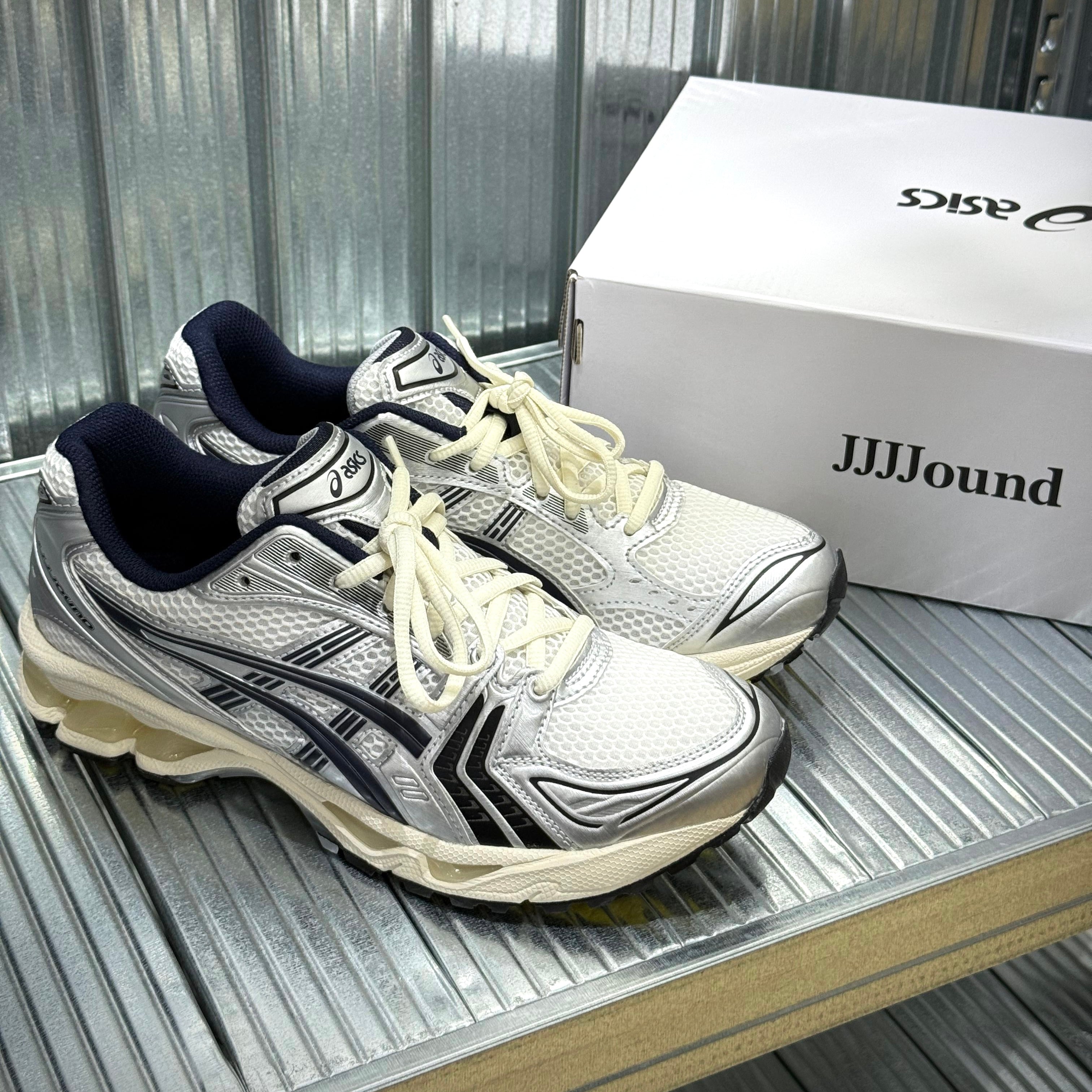 JJJJound x ASICS Gel-Kayano 14 - White / Navy 1203A960-100