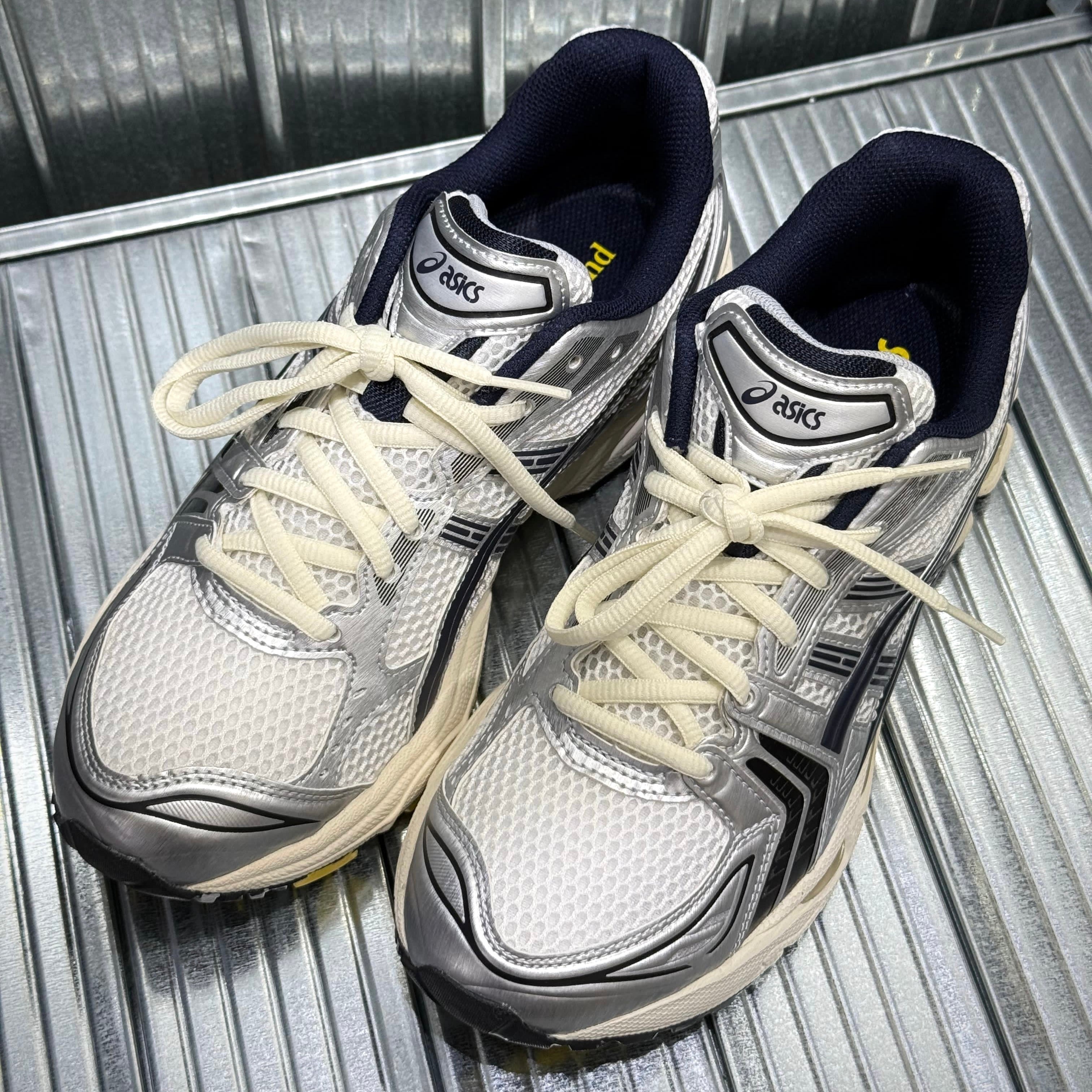 JJJJound x ASICS Gel-Kayano 14 - White / Navy 1203A960-100