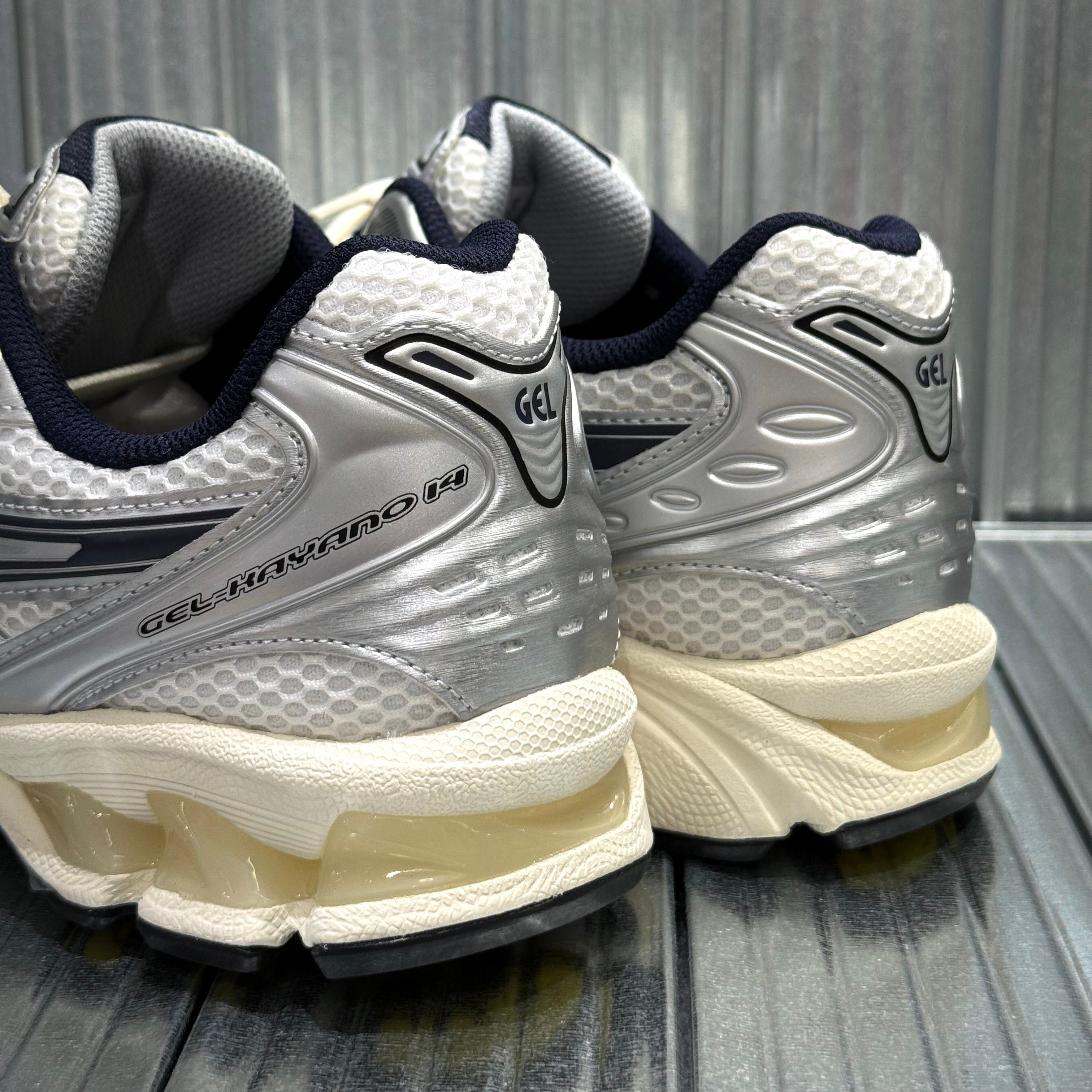 JJJJound x ASICS Gel-Kayano 14 - White / Navy 1203A960-100