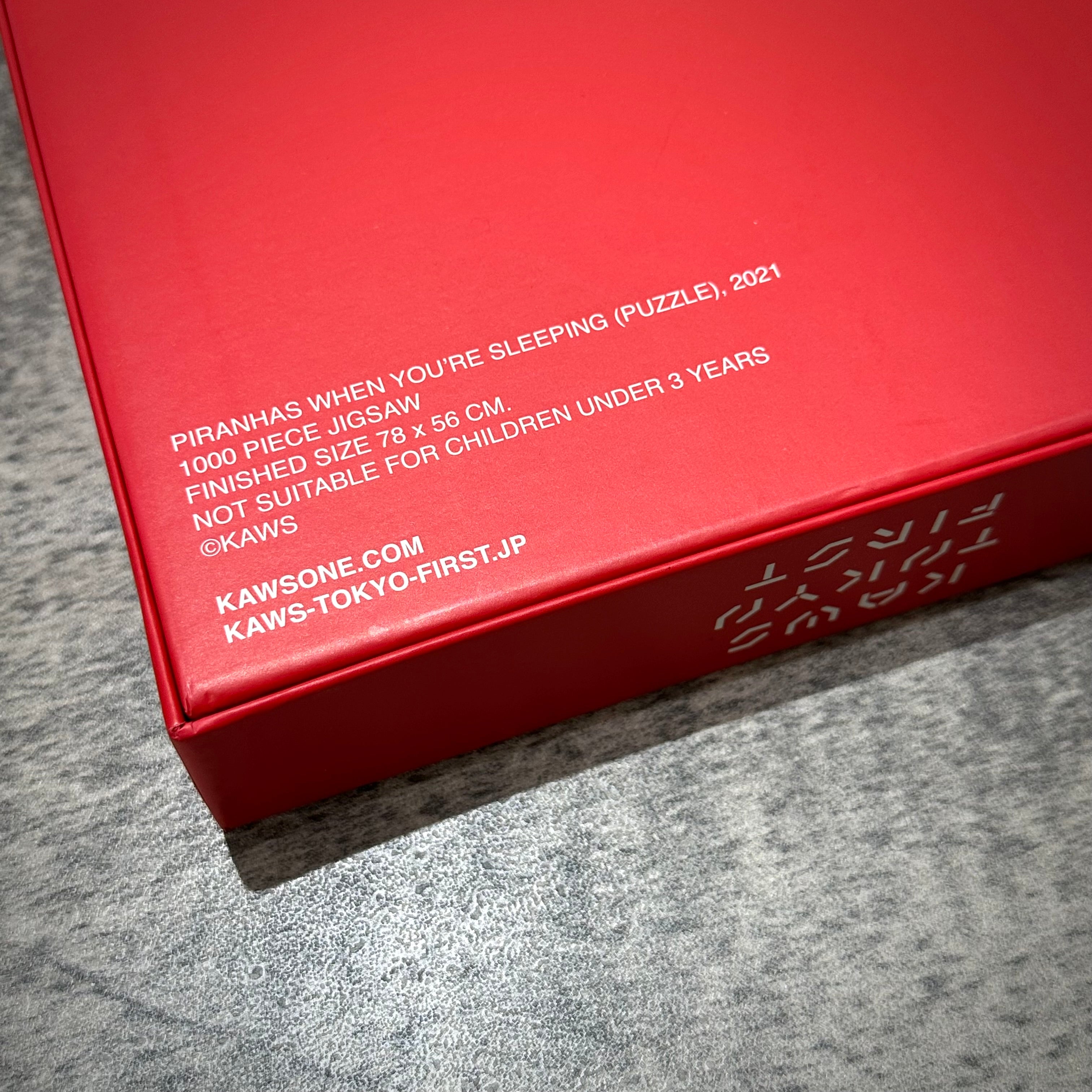 KAWS Tokyo First Puzzle - Piranhas When You're Slepping (1000pieces) info