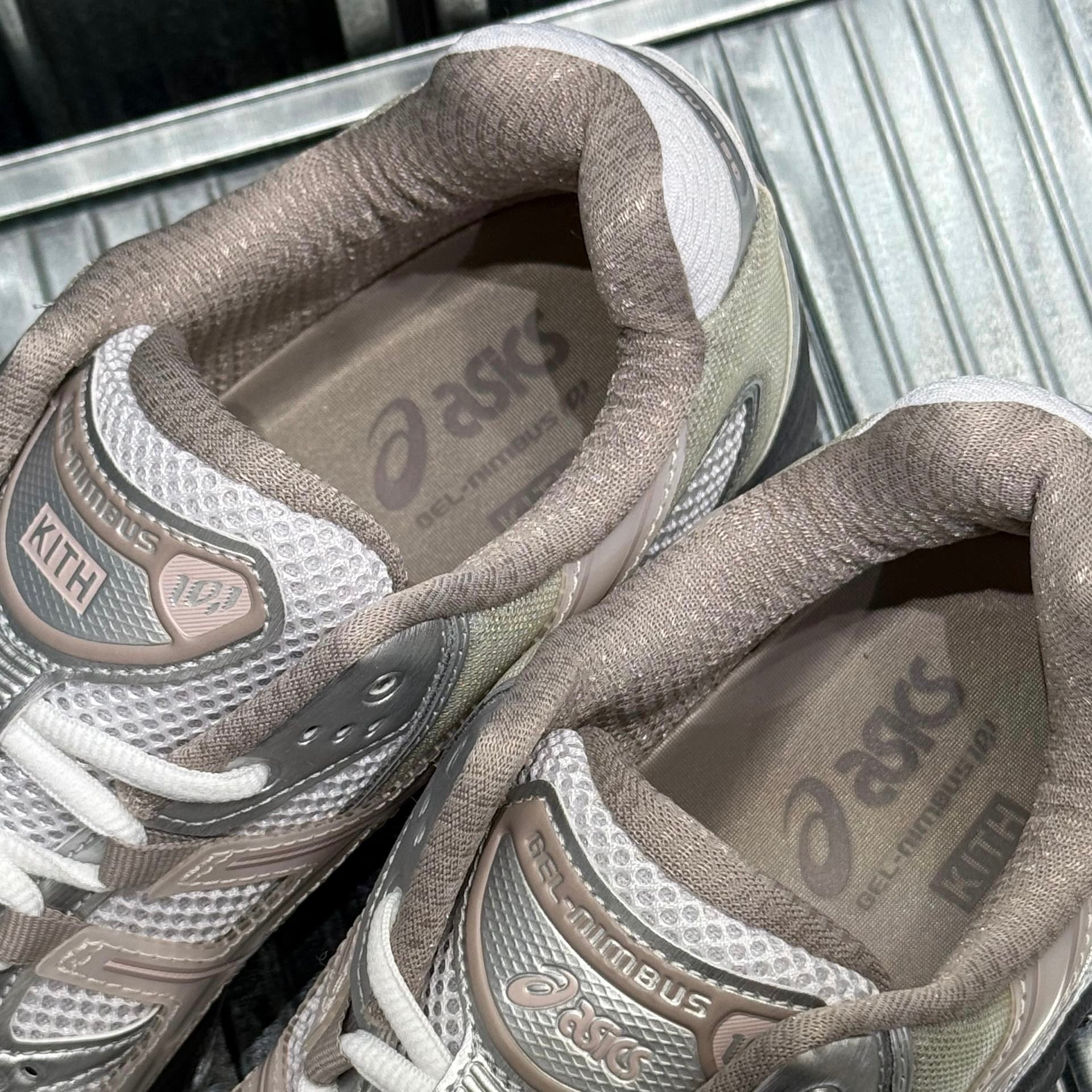 Kith by Ronnie Fieg x Asics Gel Nimbus 10.1 - White Morganite Sku: 1203A723-100 