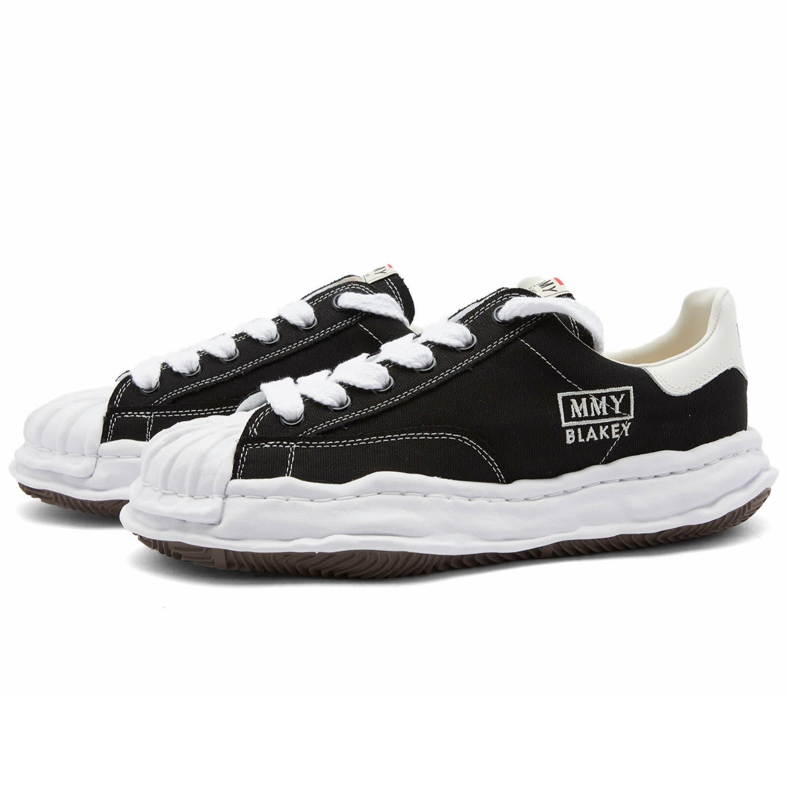MMY "BLAKEY" OG Sole Canvas Low-top Sneaker - Black