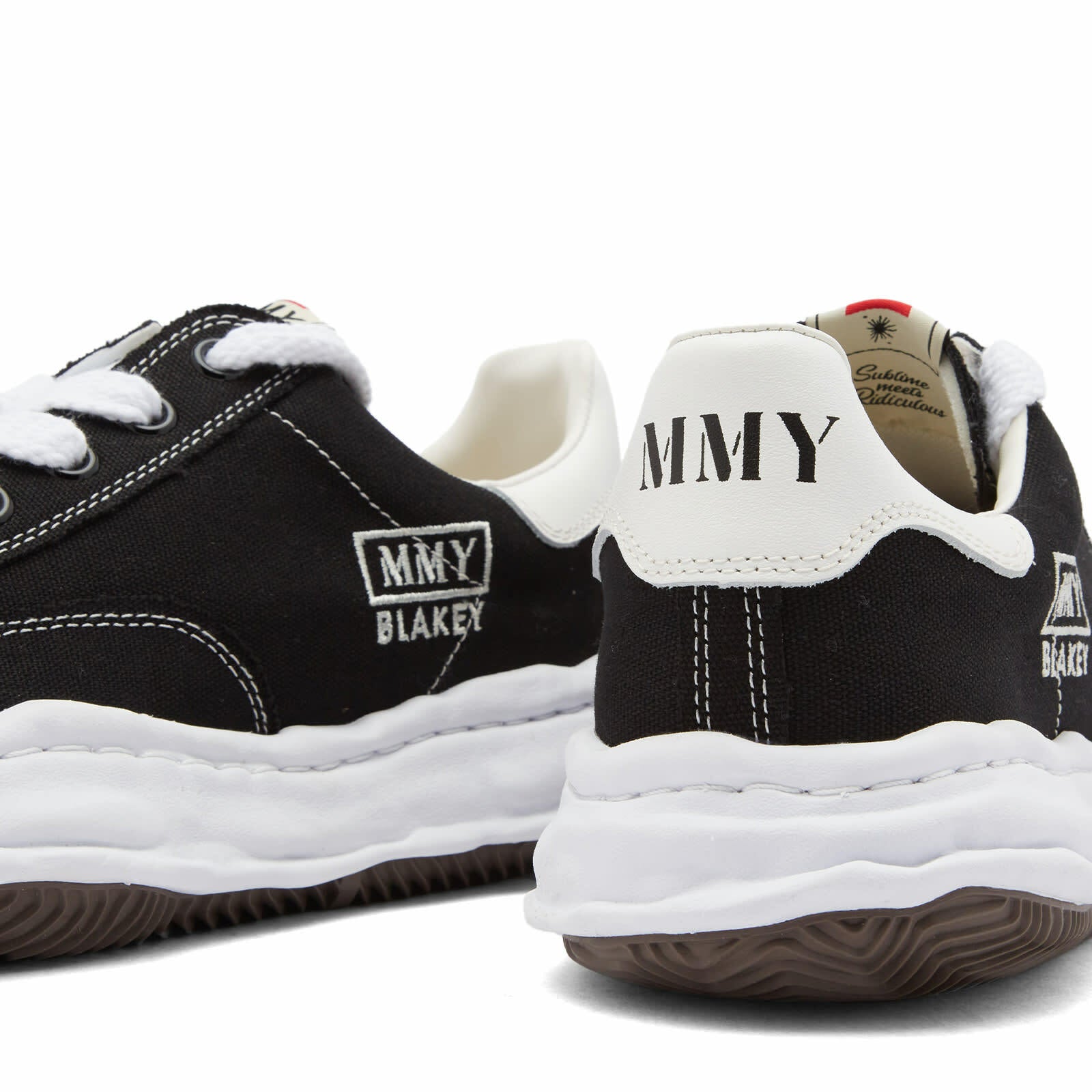 MMY "BLAKEY" OG Sole Canvas Low-top Sneaker - Black