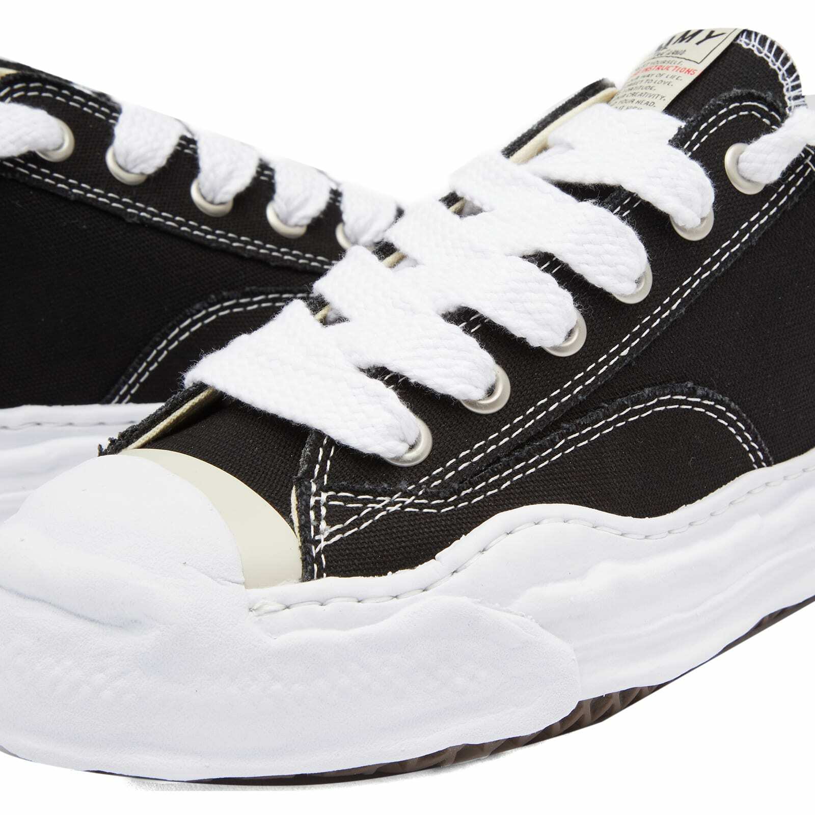 MMY "HANK" OG Sole Canvas Low-top Sneaker - Black