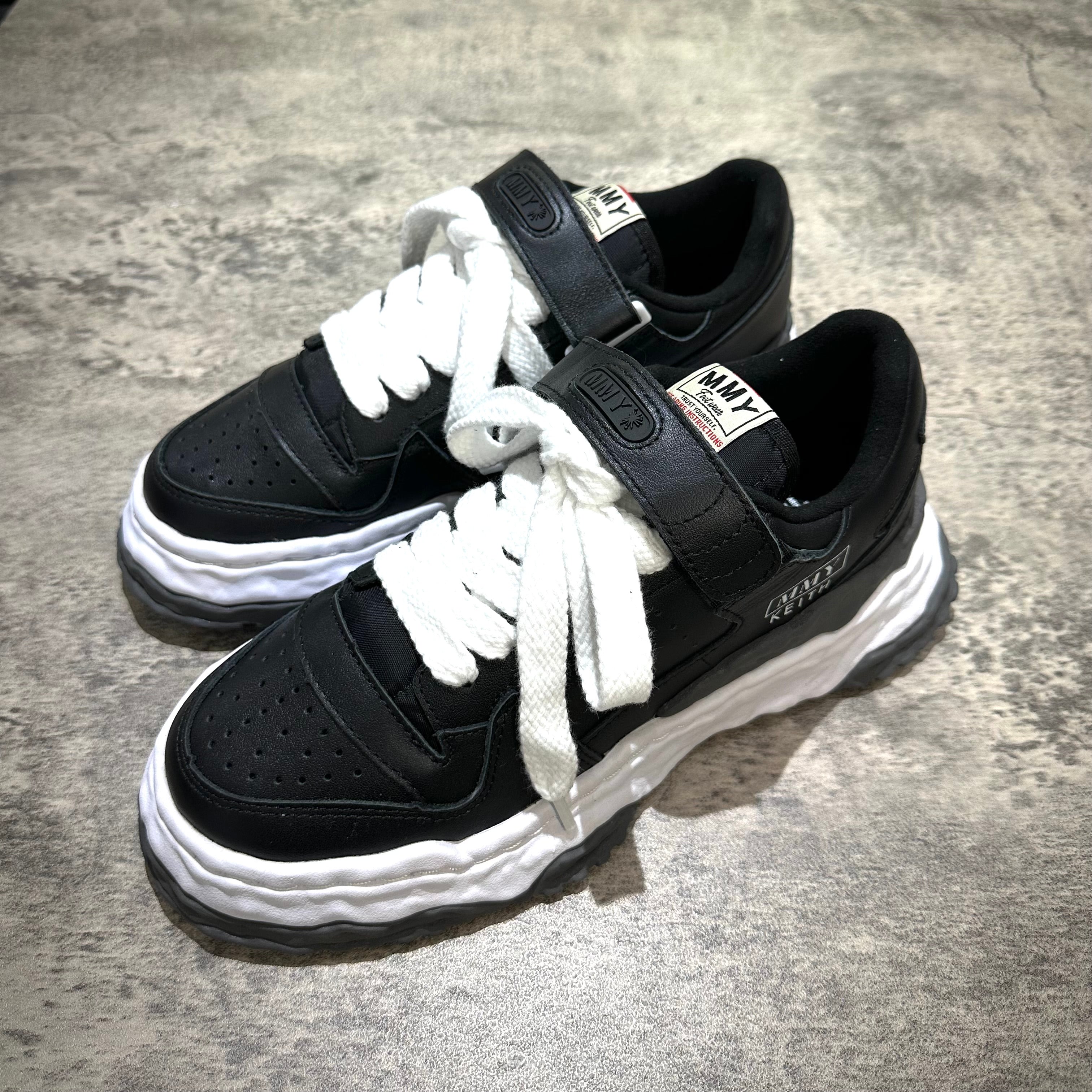 MMY Keith Leather Low - Black