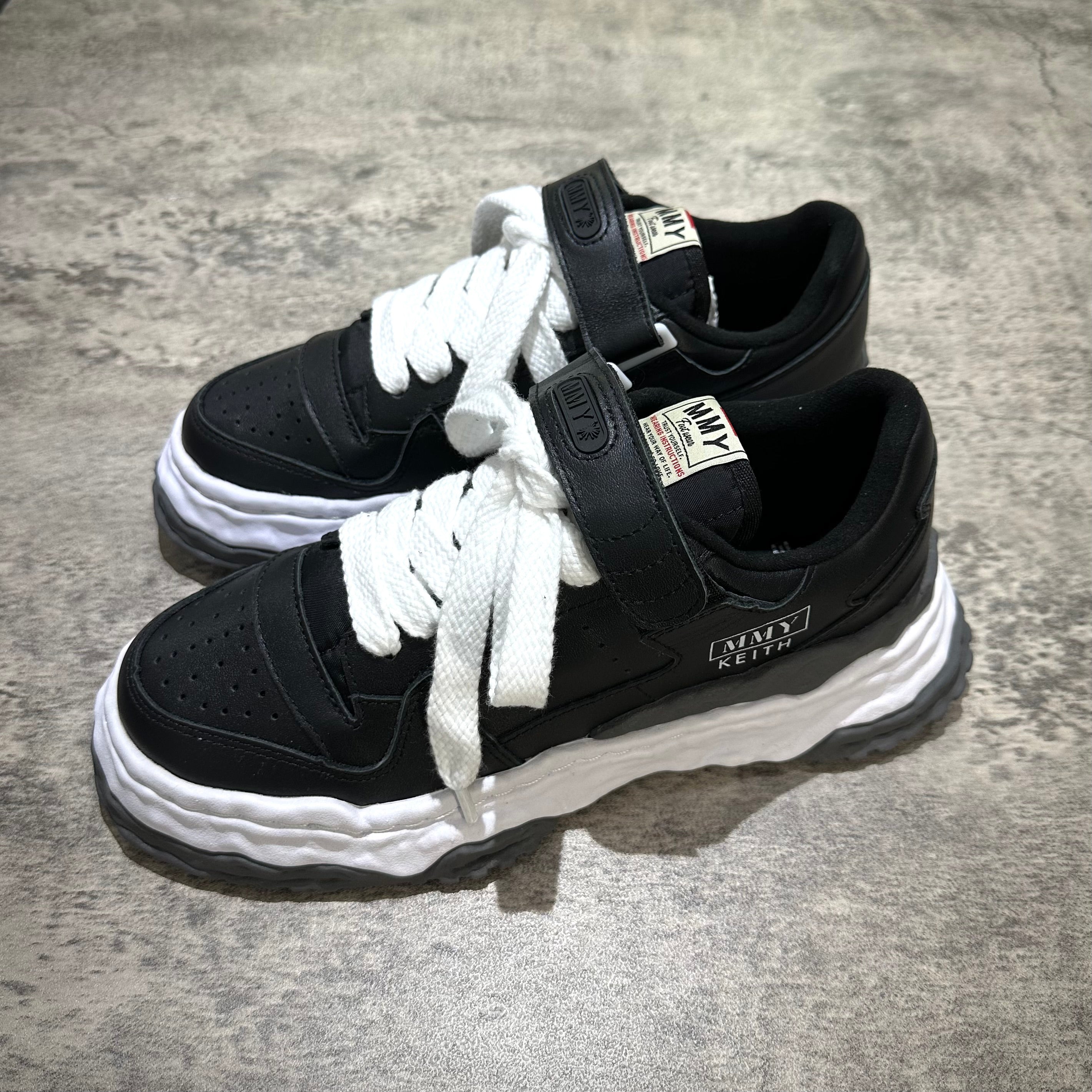 MMY Keith Leather Low - Black