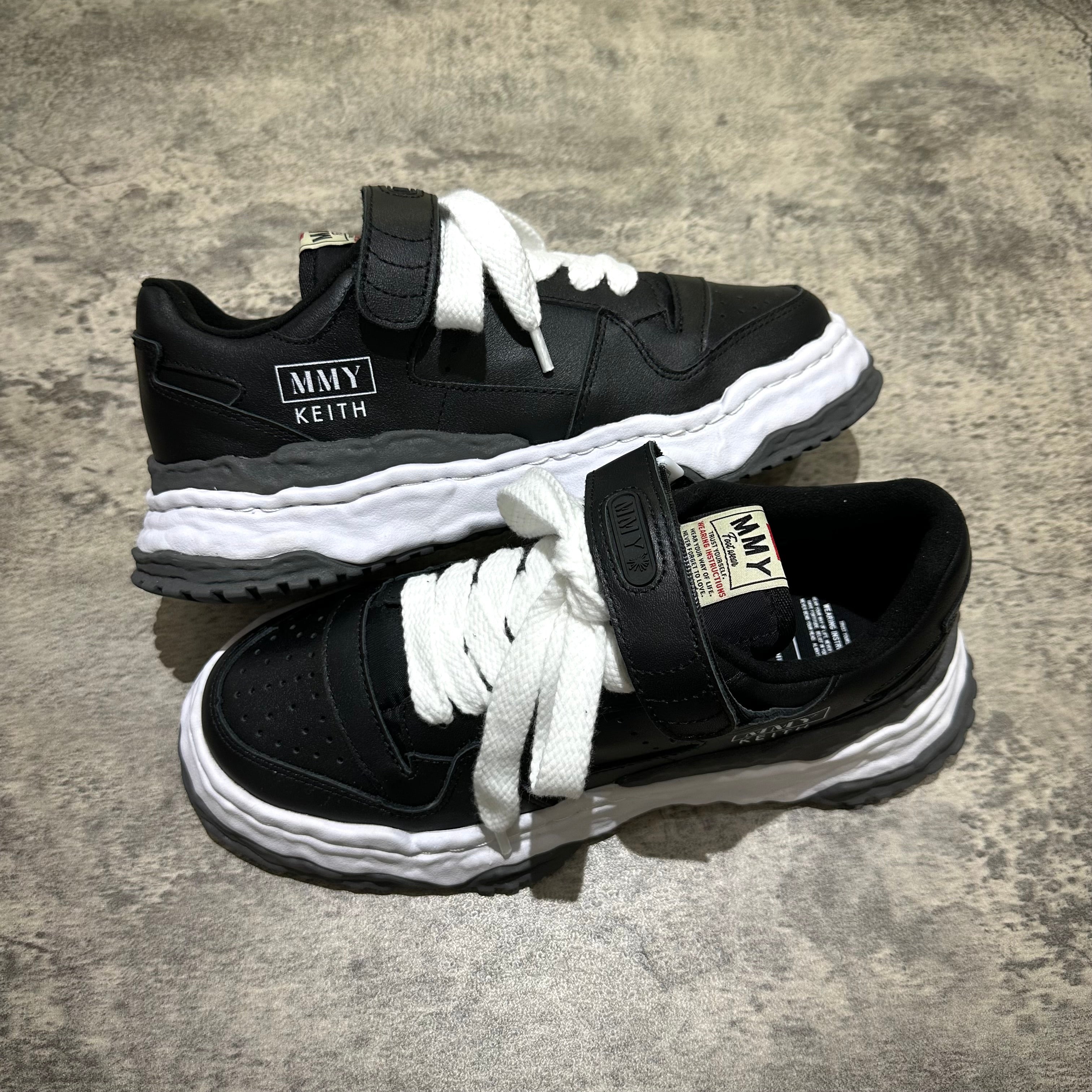 MMY Keith Leather Low - Black