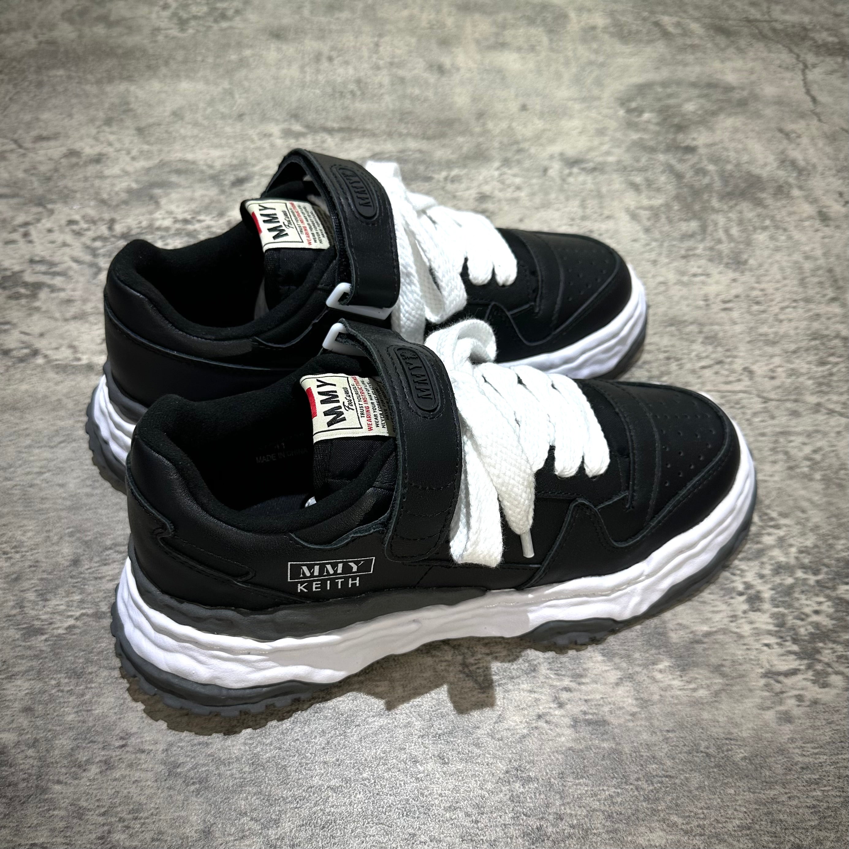 MMY Keith Leather Low - Black