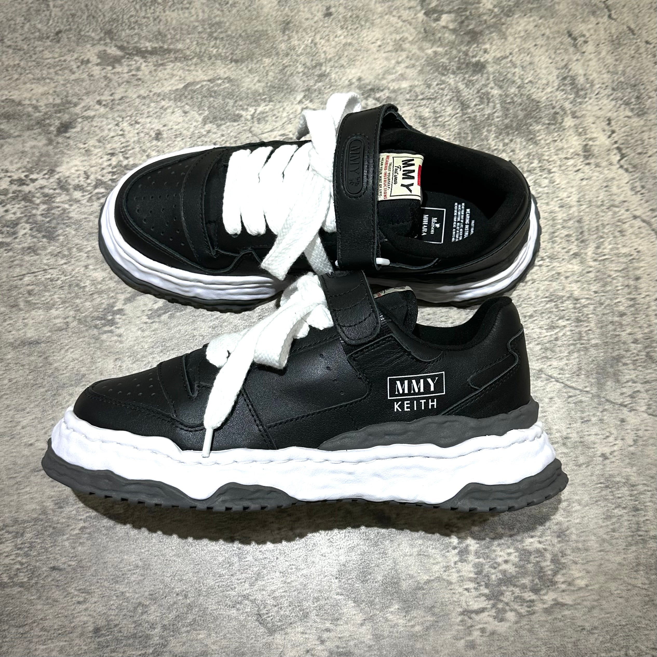 MMY Keith Leather Low - Black