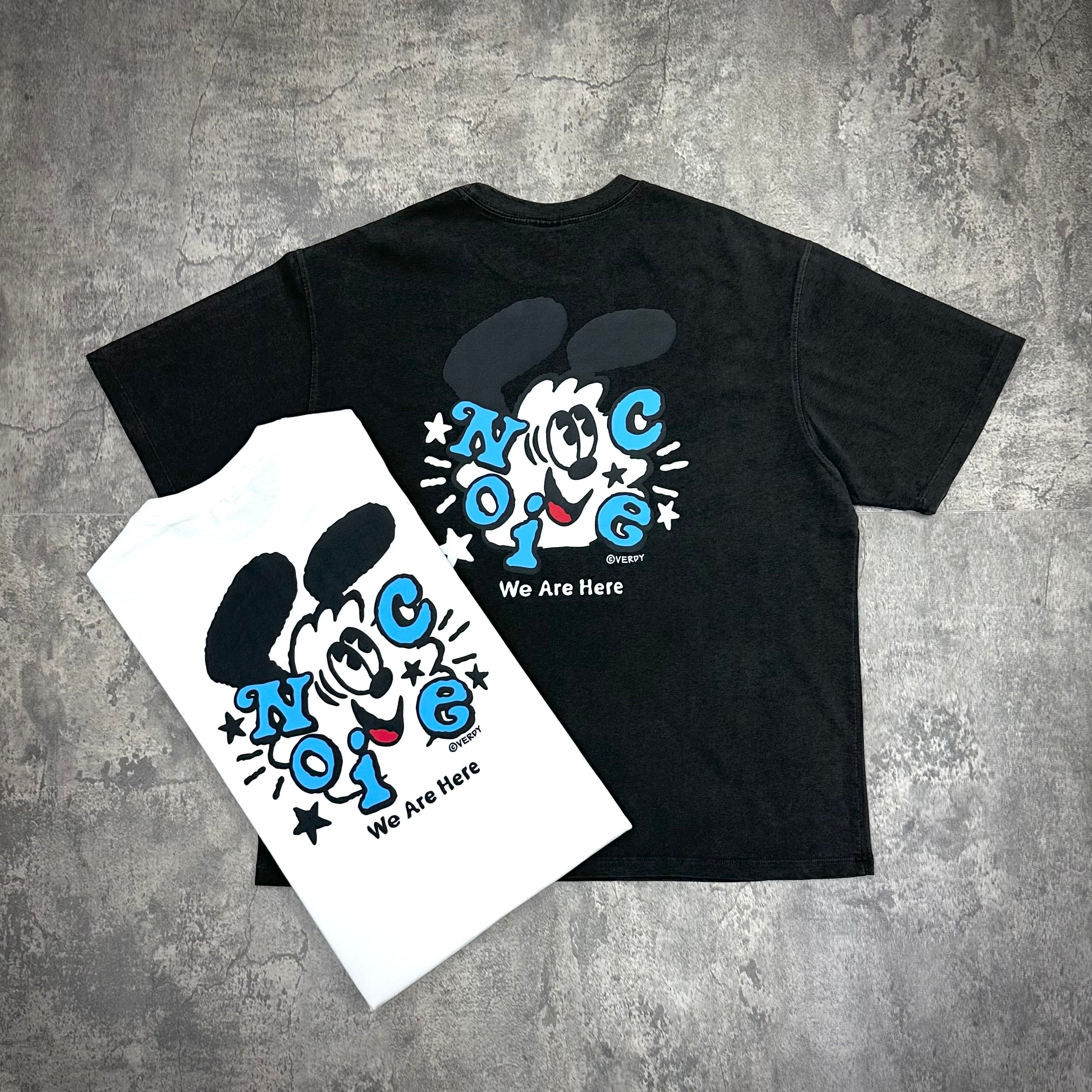 NOICE x Verdy Vick T-Shirt white charcoal