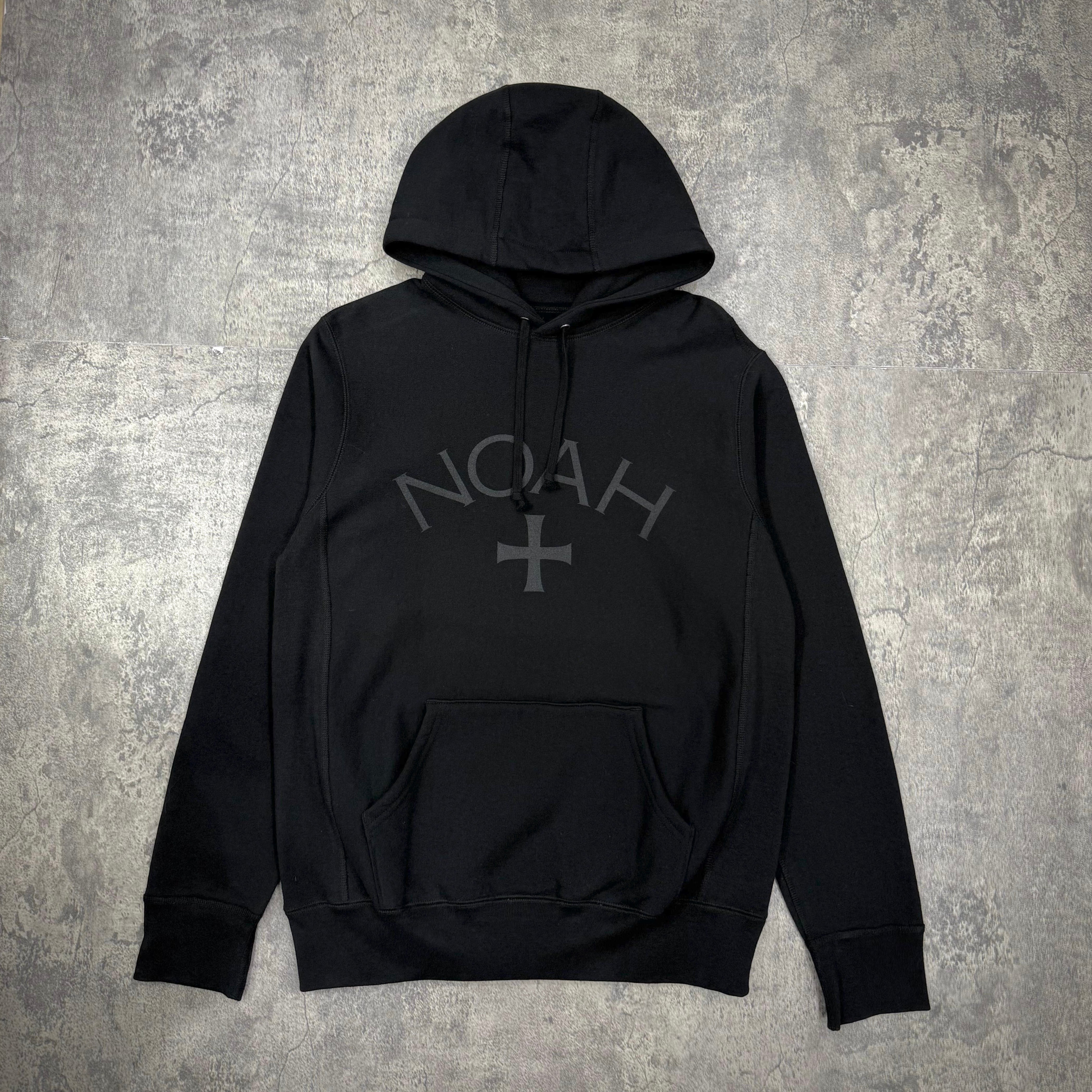 Noah Core Logo Hoodie - Tonal Black