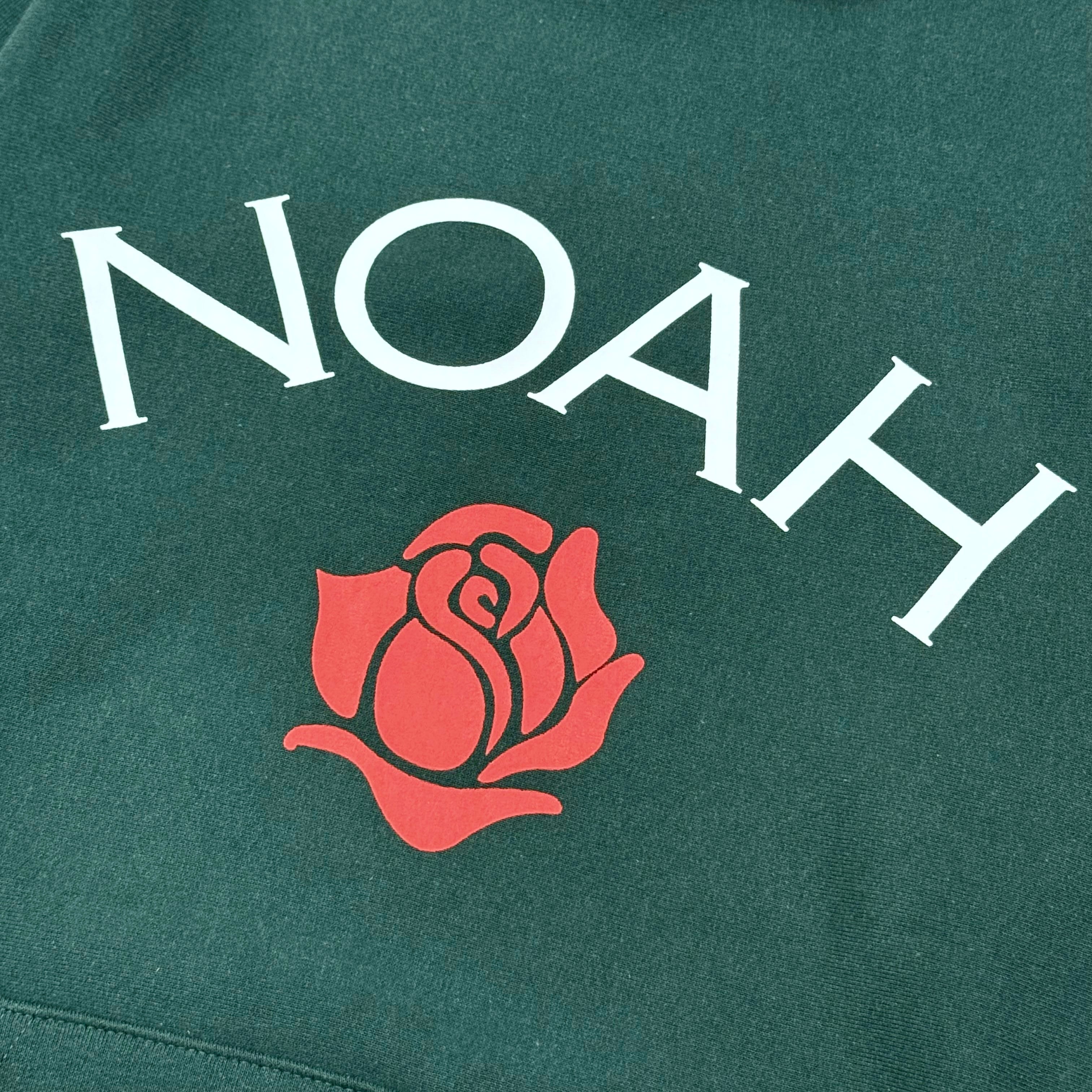 Noah NY Rose Logo Hoodie - Pine Grove