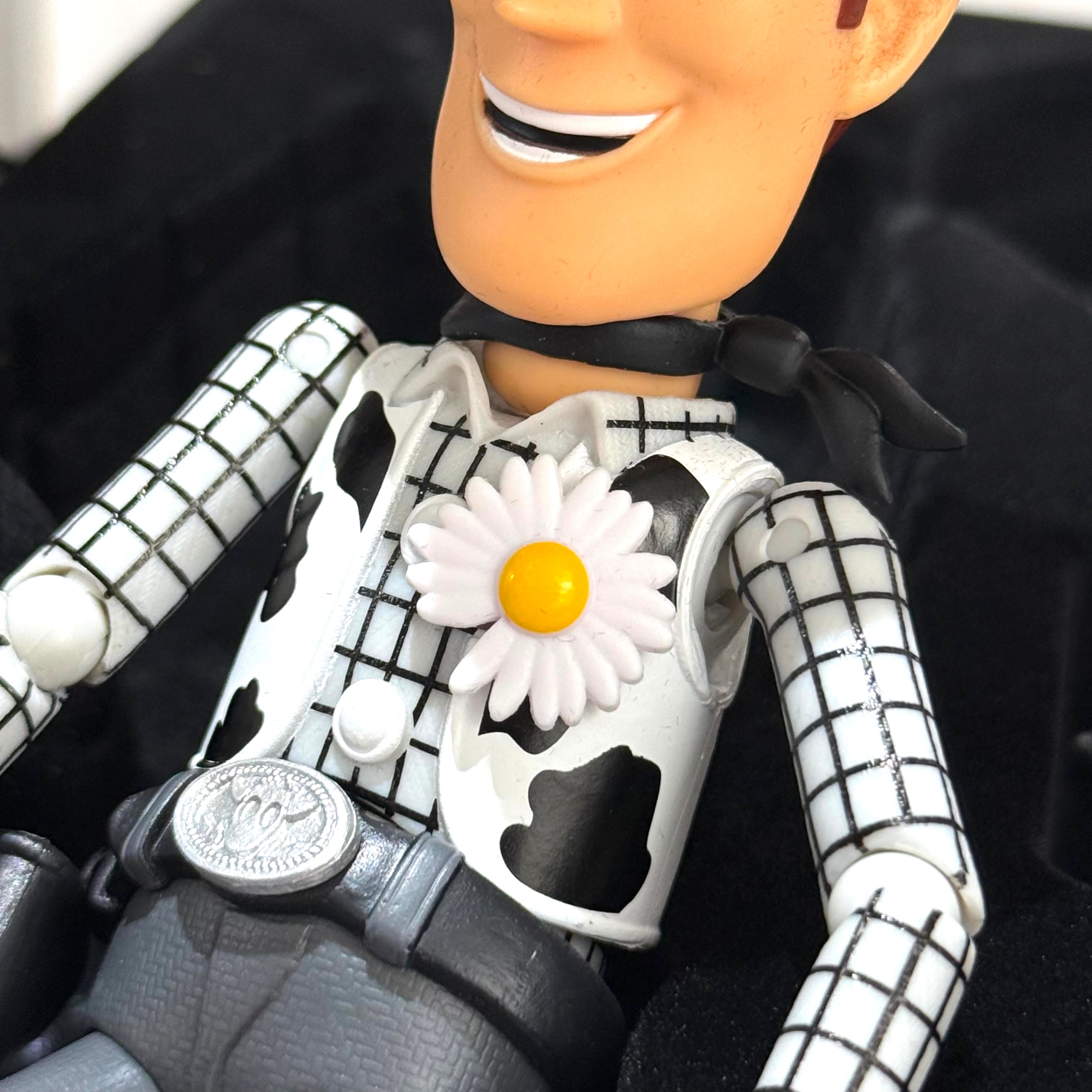 PEACEMINUSONE x Toy Story The First Fan - Action Figure Woody with cowboy outfit and smiling face