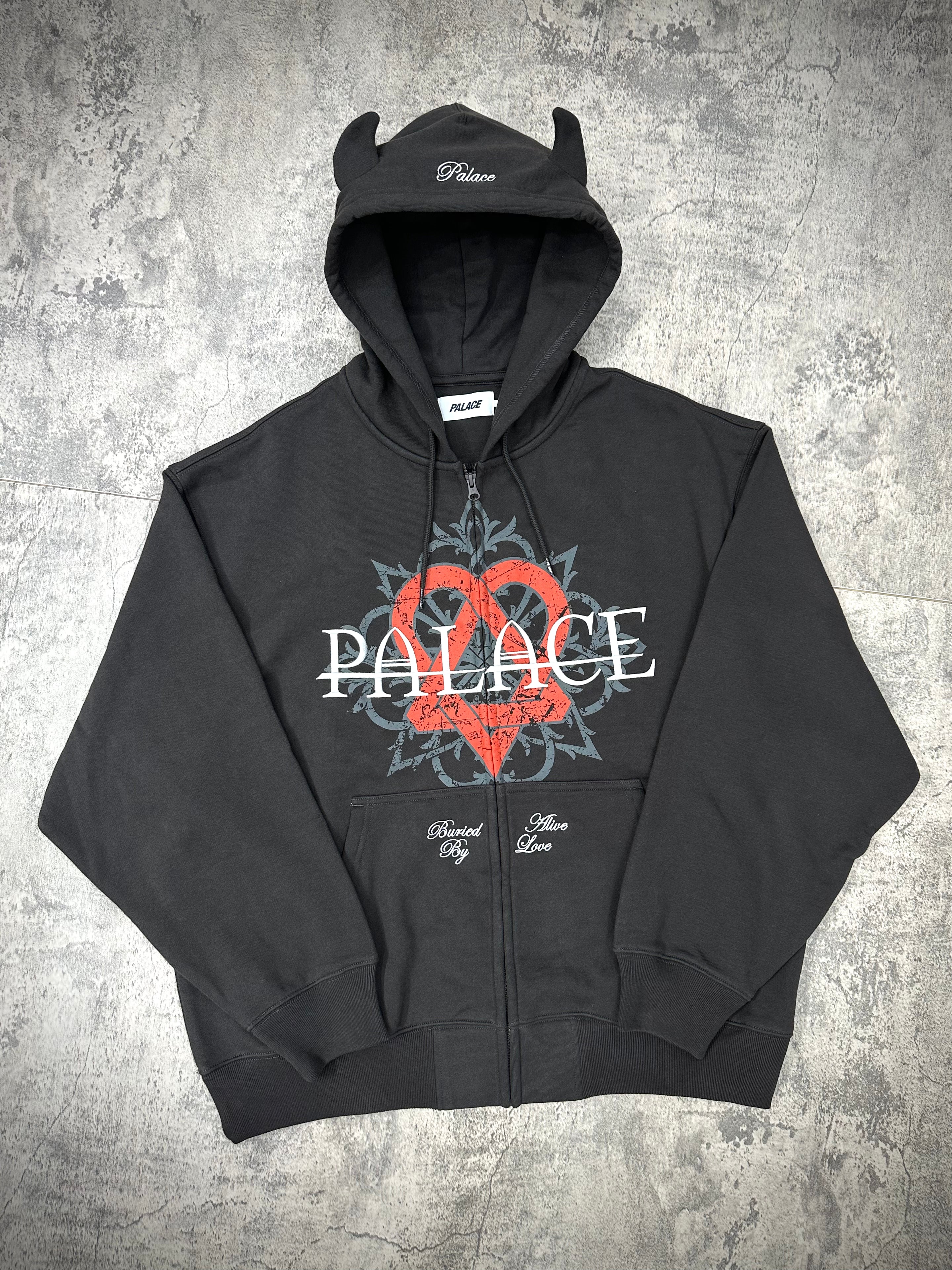 Palace Tri Gram Hood - Black