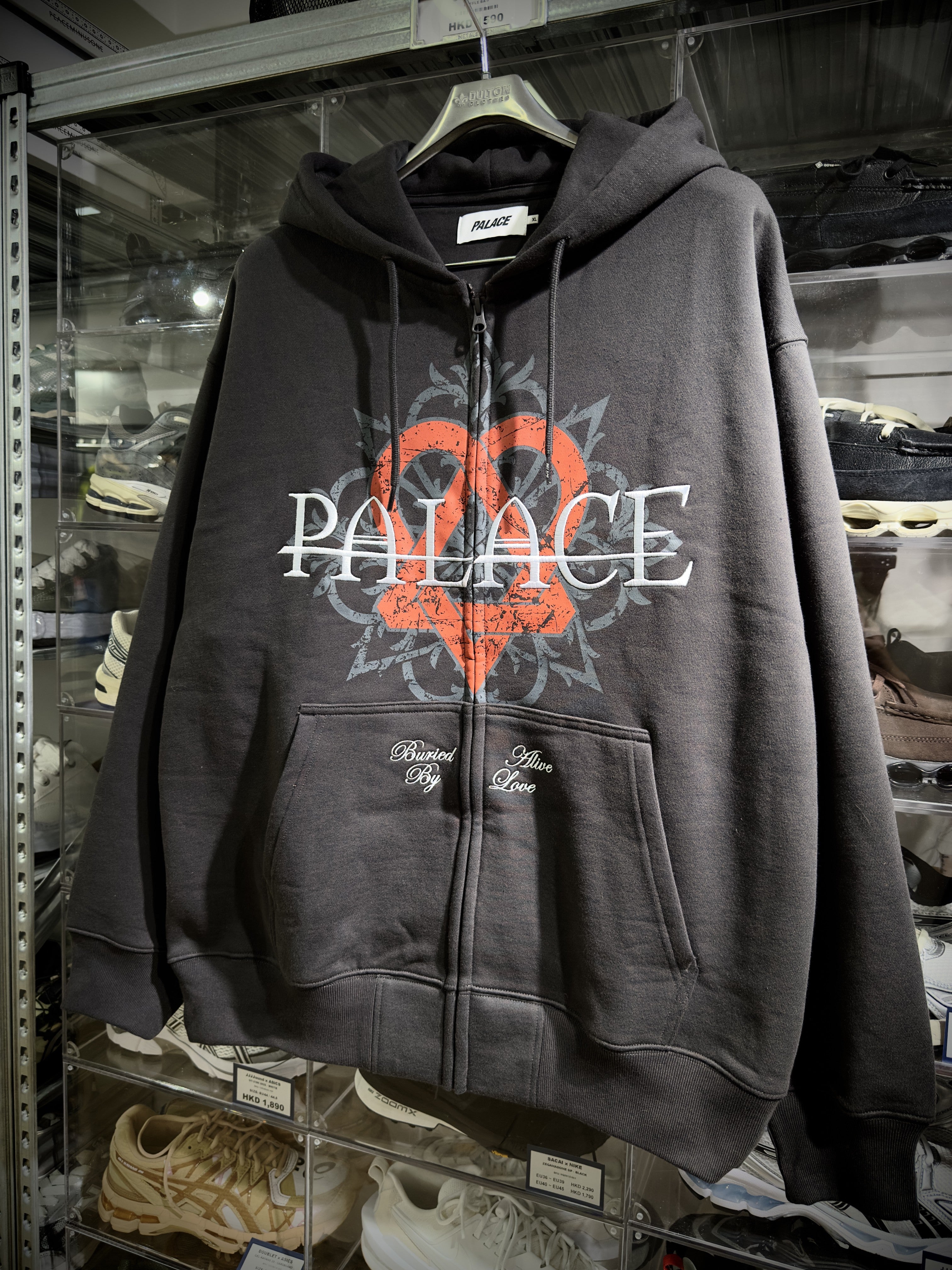 Palace Tri Gram Hood - Black