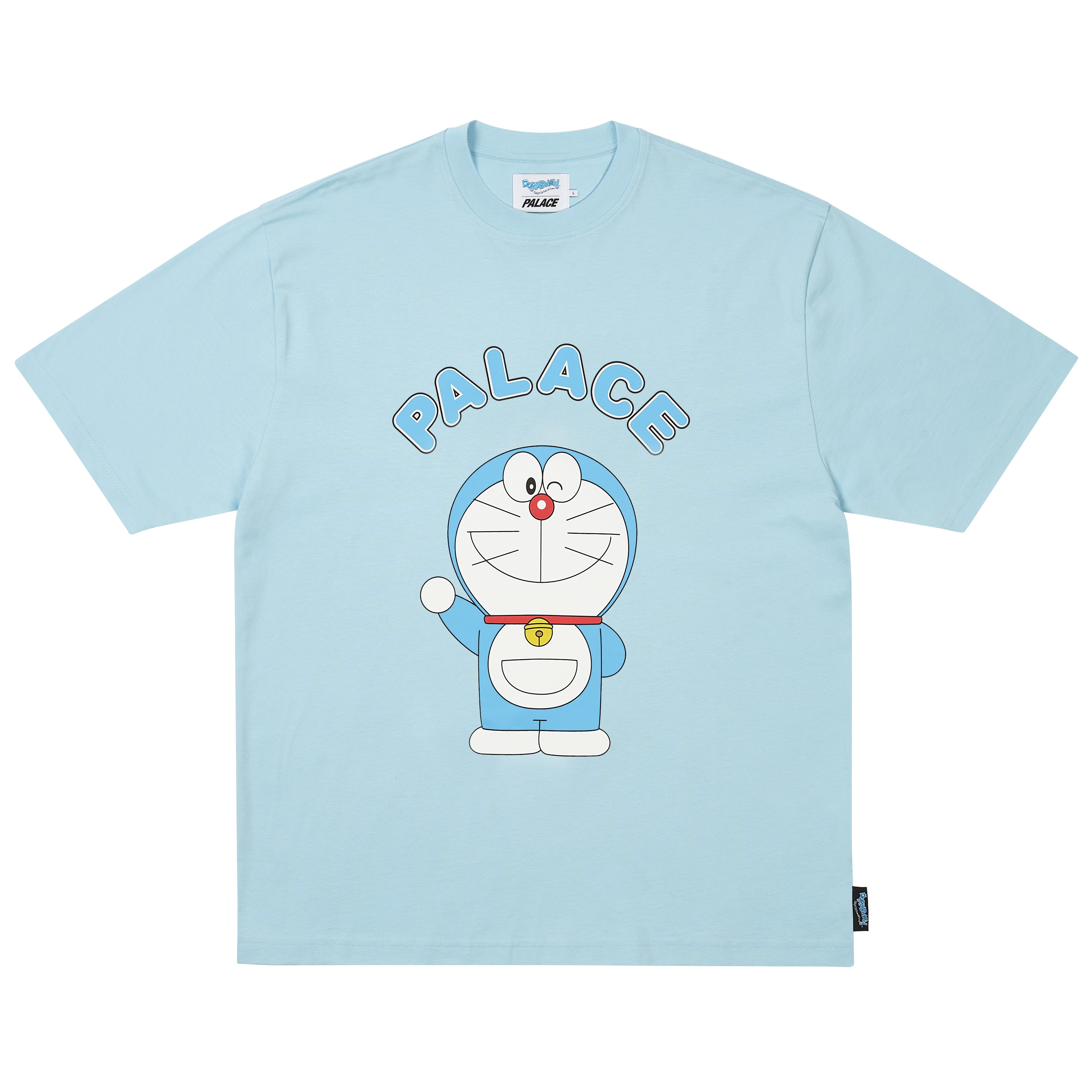 Palace x Doraemon T-Shirt - Skyline Blue