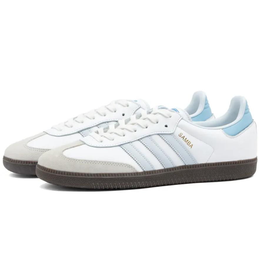 Adidas Originals Samba OG - White / Light Blue