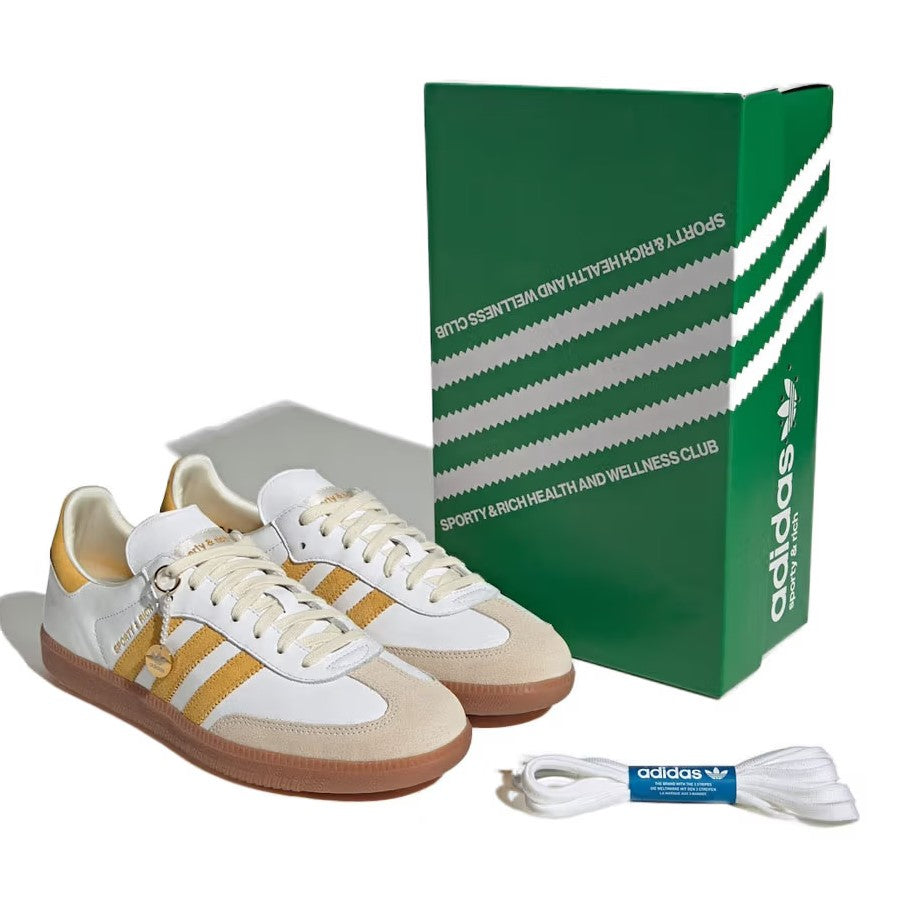 Sporty & Rich x Adidas Originals Samba OG - White Bold Gold