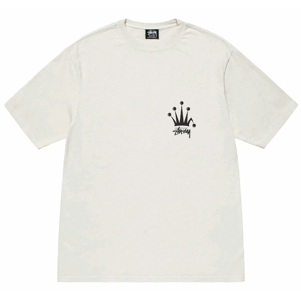 Stussy Regal Crown Pigment Dyed Tee - Natural