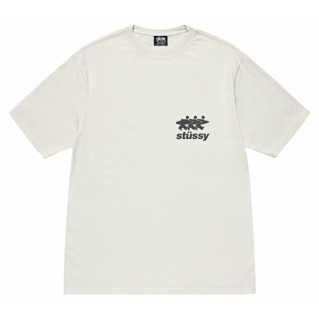 Stussy Surfwalk Pigment Dyed Tee - Natural