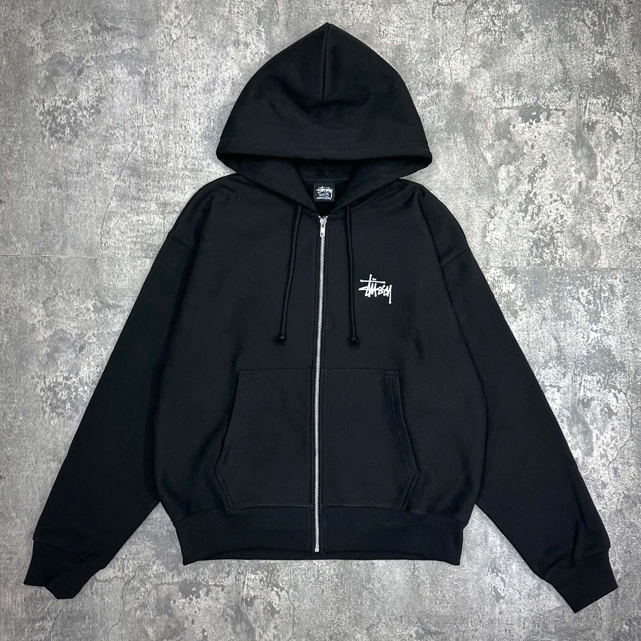 Stussy Basic Zip Hoodie - Navy / Black / Grey | In stock – WEAR43WAY