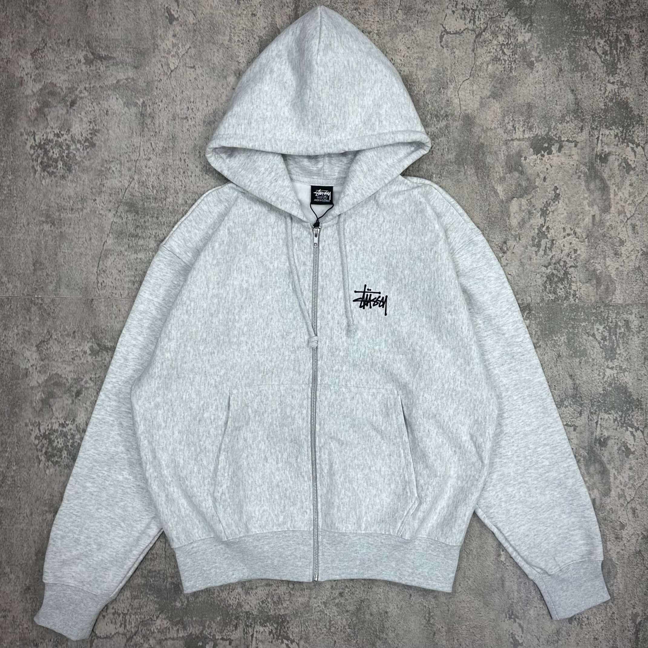 Stussy Basic Zip Hoodie - Navy / Black / Grey | In stock – WEAR43WAY