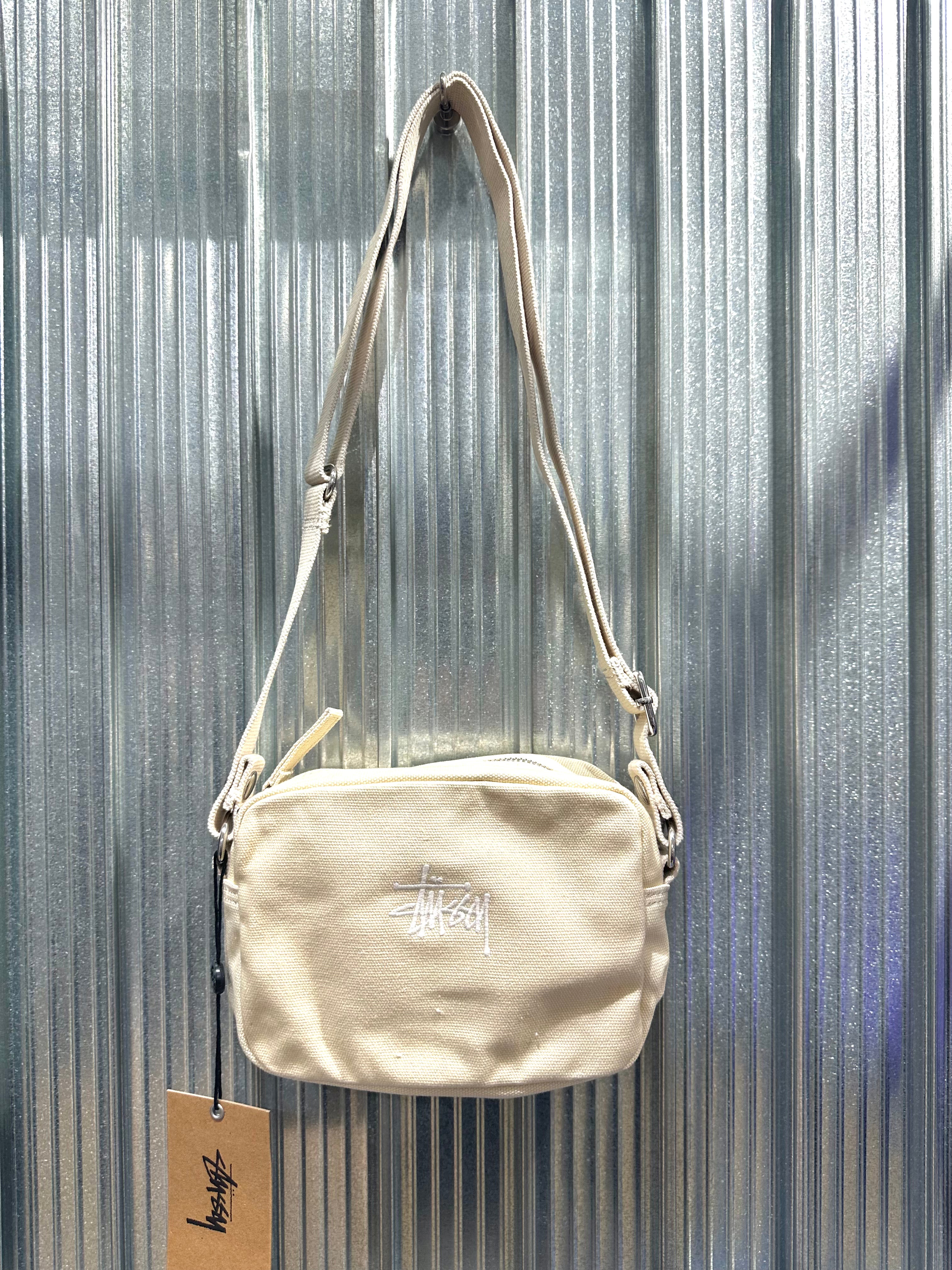 Stussy Canvas Side Pouch - Natural