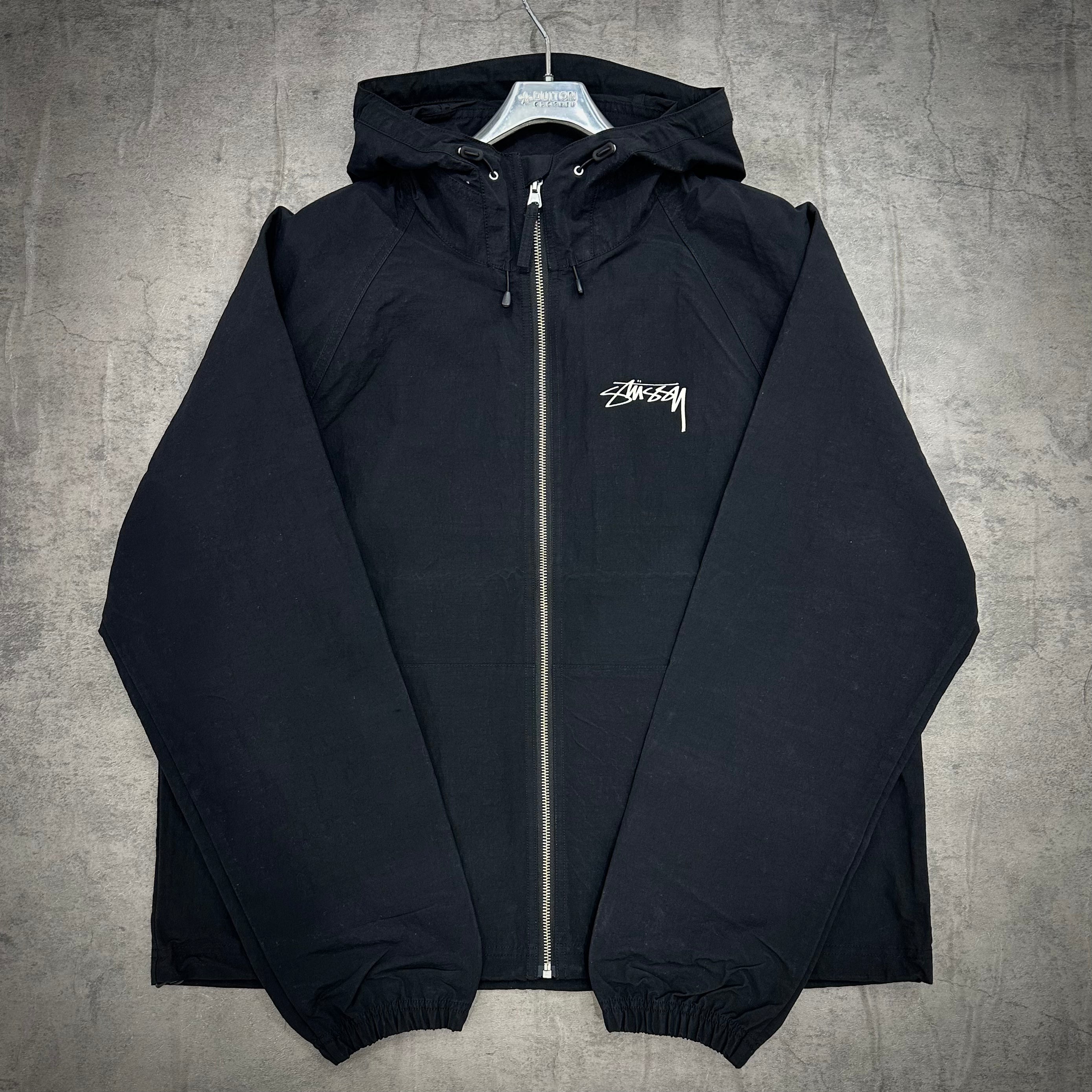 Stussy Nylon Beach Shell fw25 - Black front