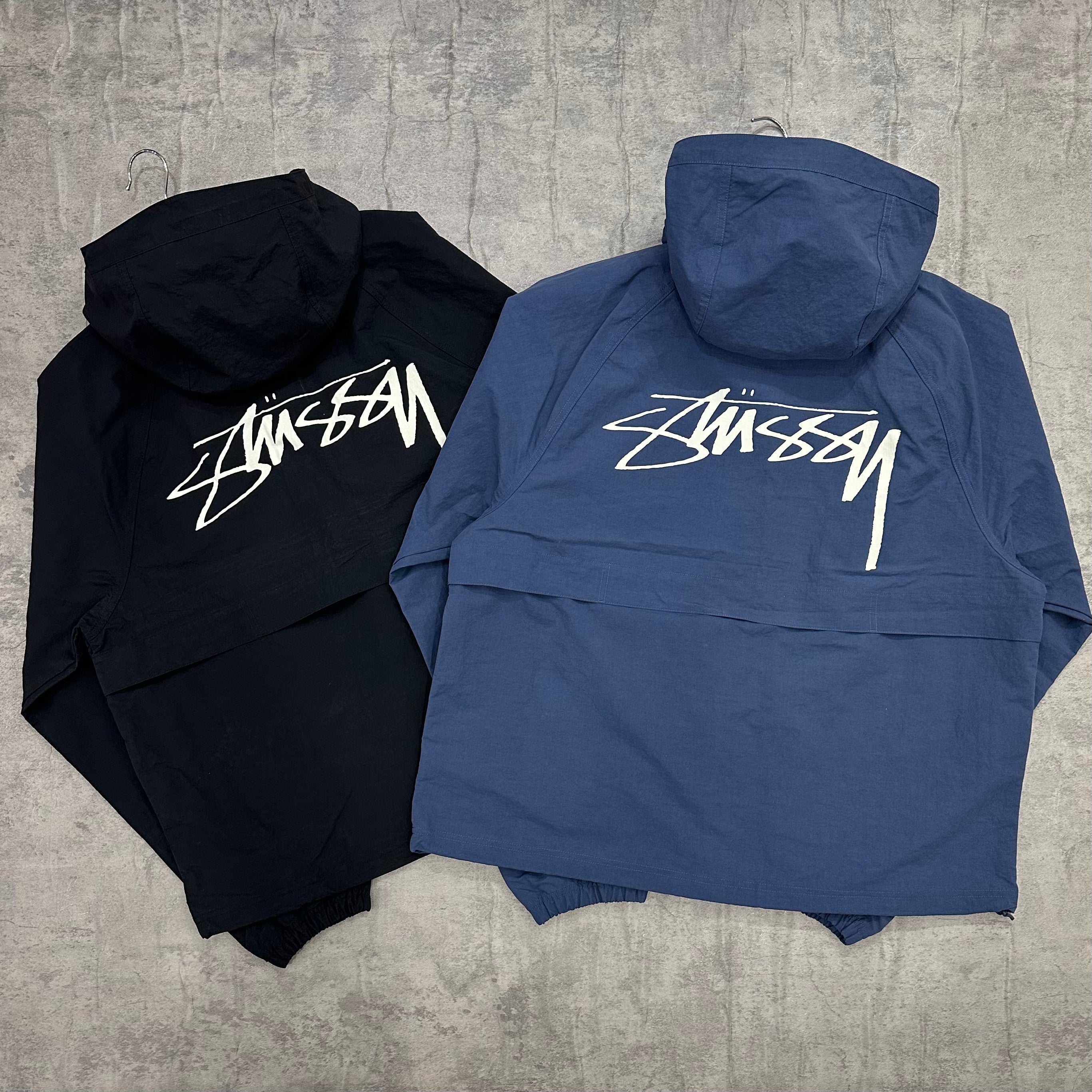Stussy Nylon Beach Shell fw25 - Navy / Black