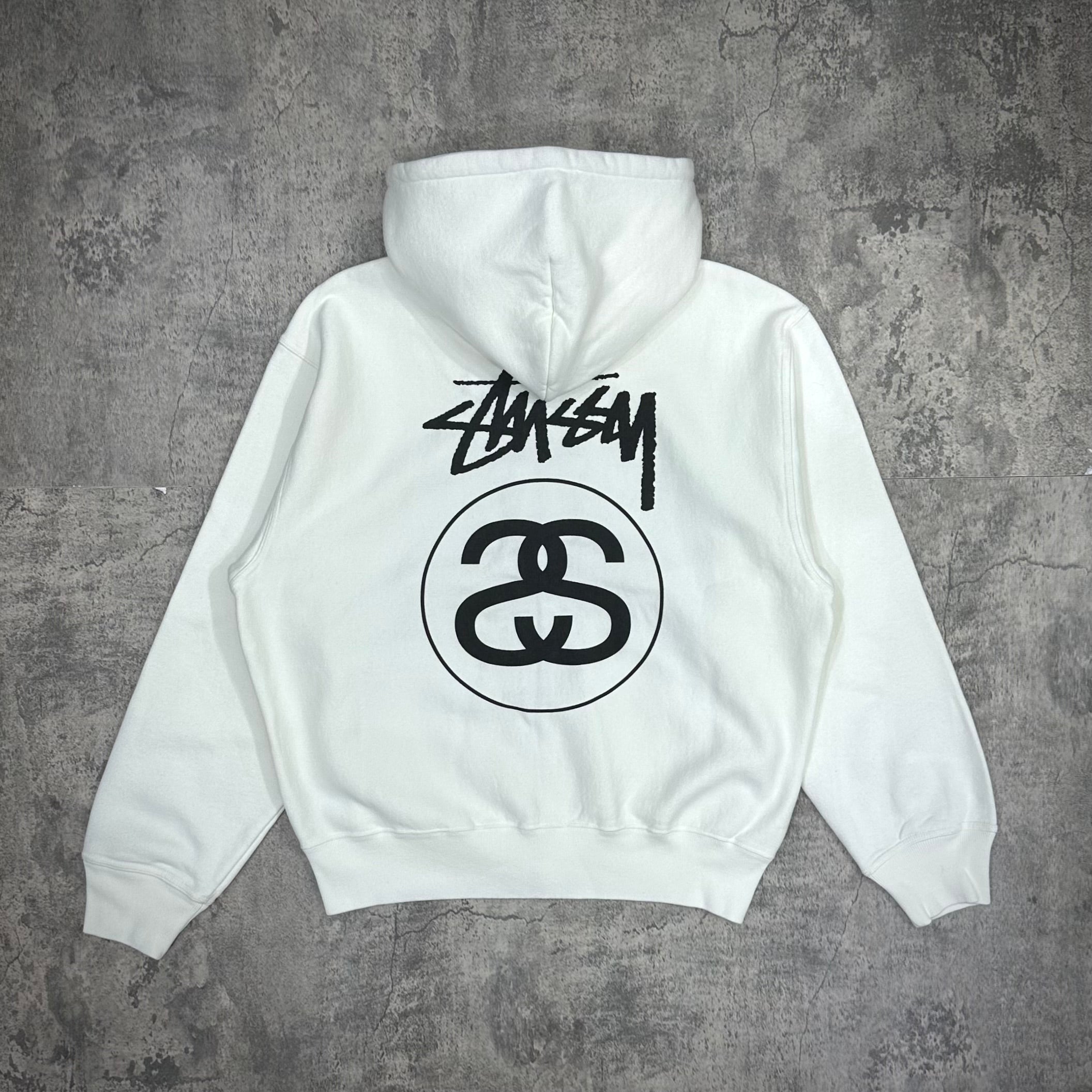 Stussy Stock Link Zip Hoodie - Natural | In stock – WEAR43WAY