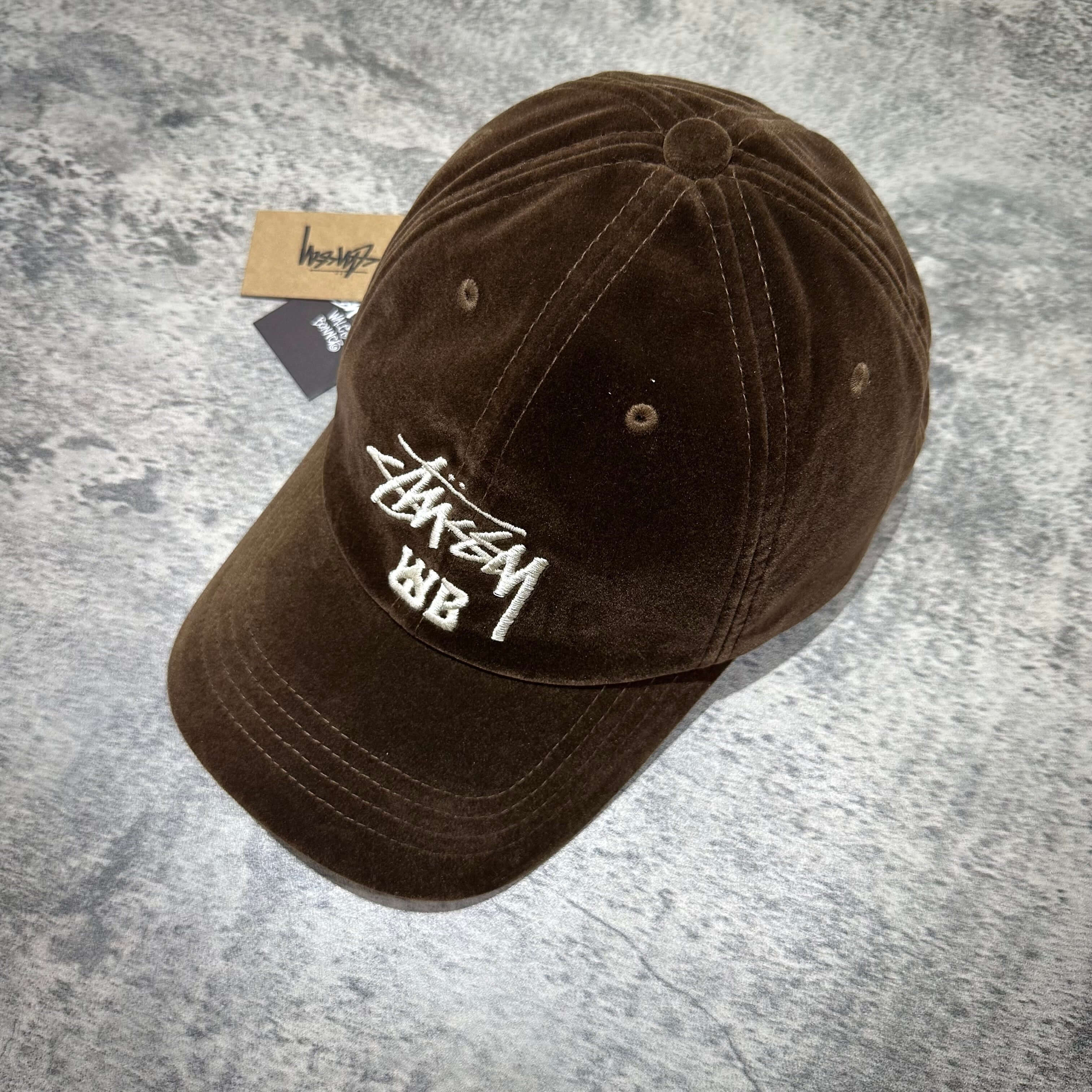 Stussy x Wales Bonner Cap - Brown | Shop Now at WEAR43WAY Stussy x Wales Bonner Cap - Brown | Shop Now at WEAR43WAY