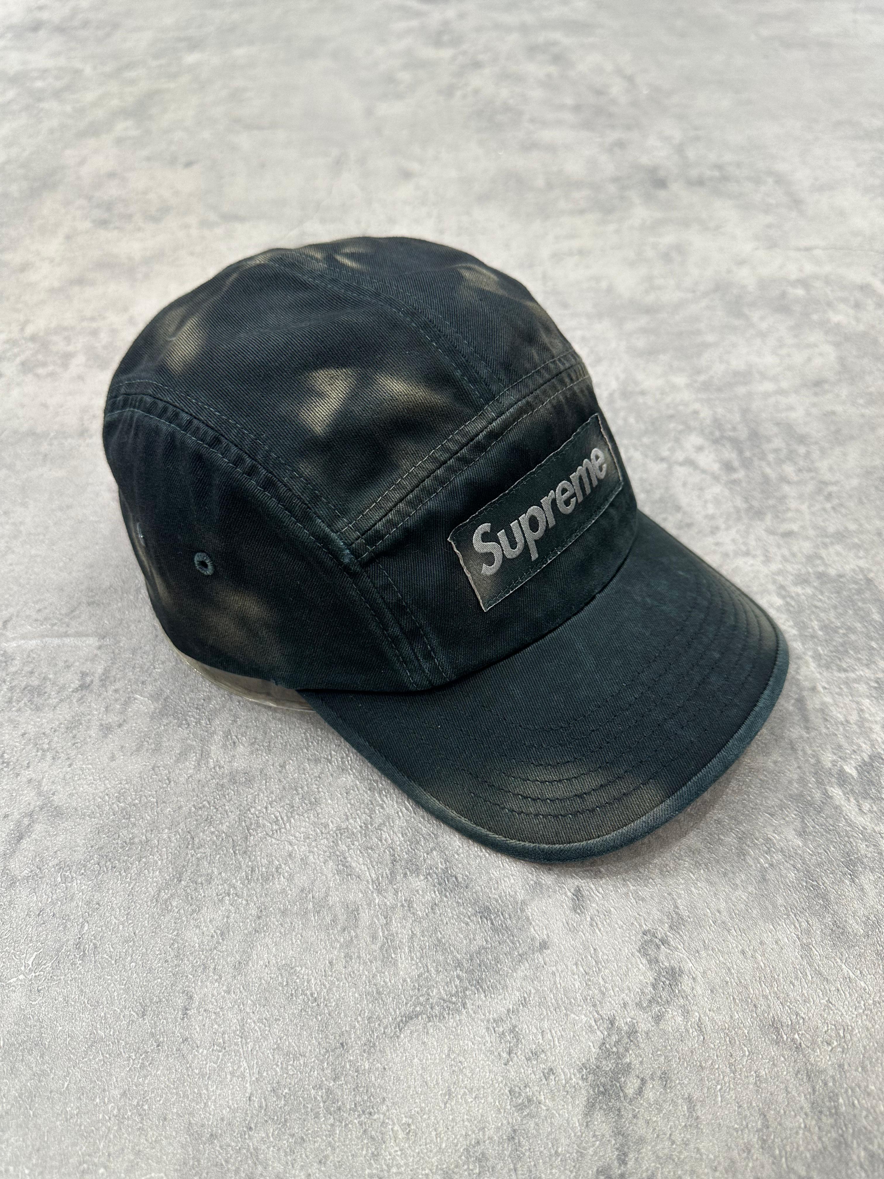 Supreme Overdyed Camp Cap - Black