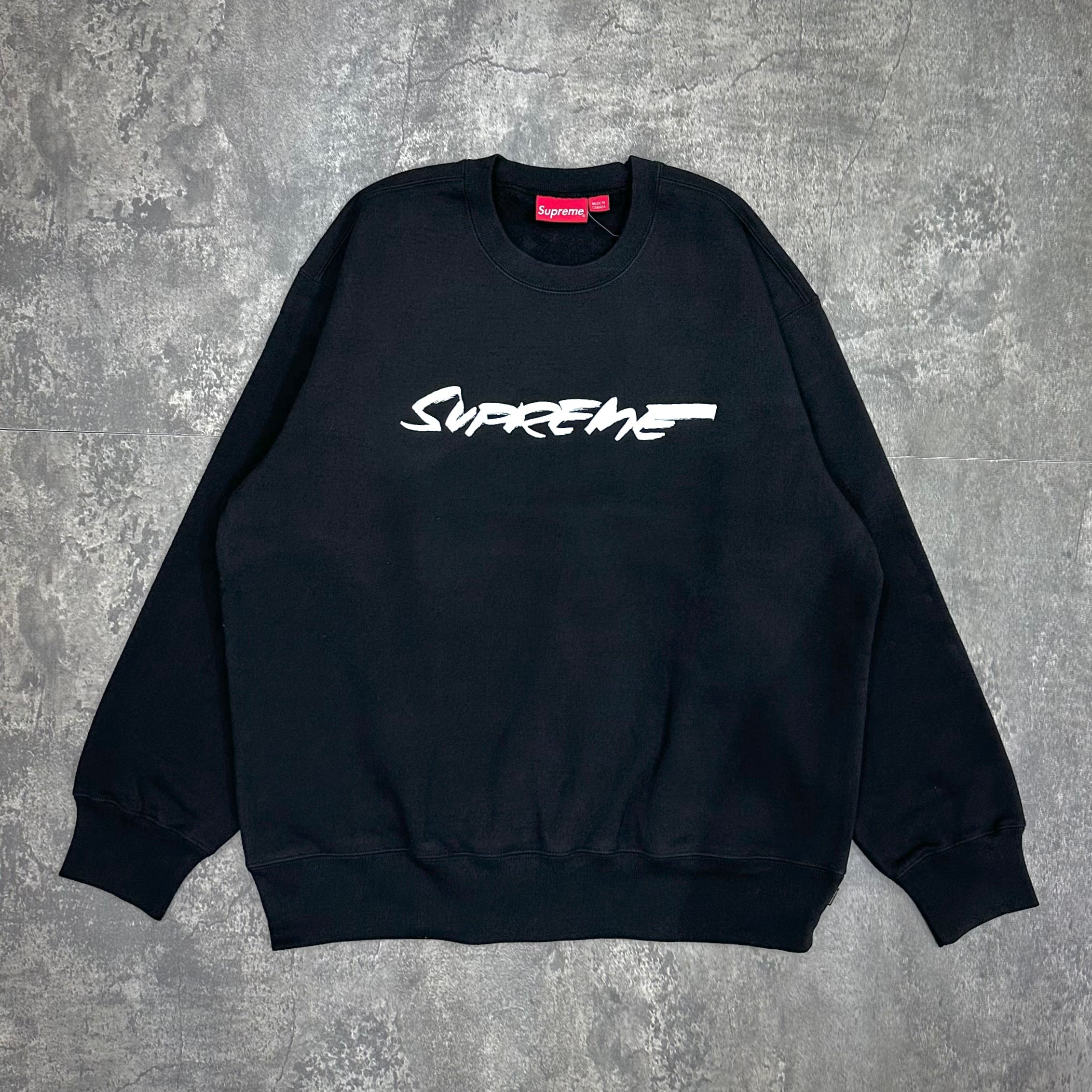 Supreme Futura Logo Crewneck - Black