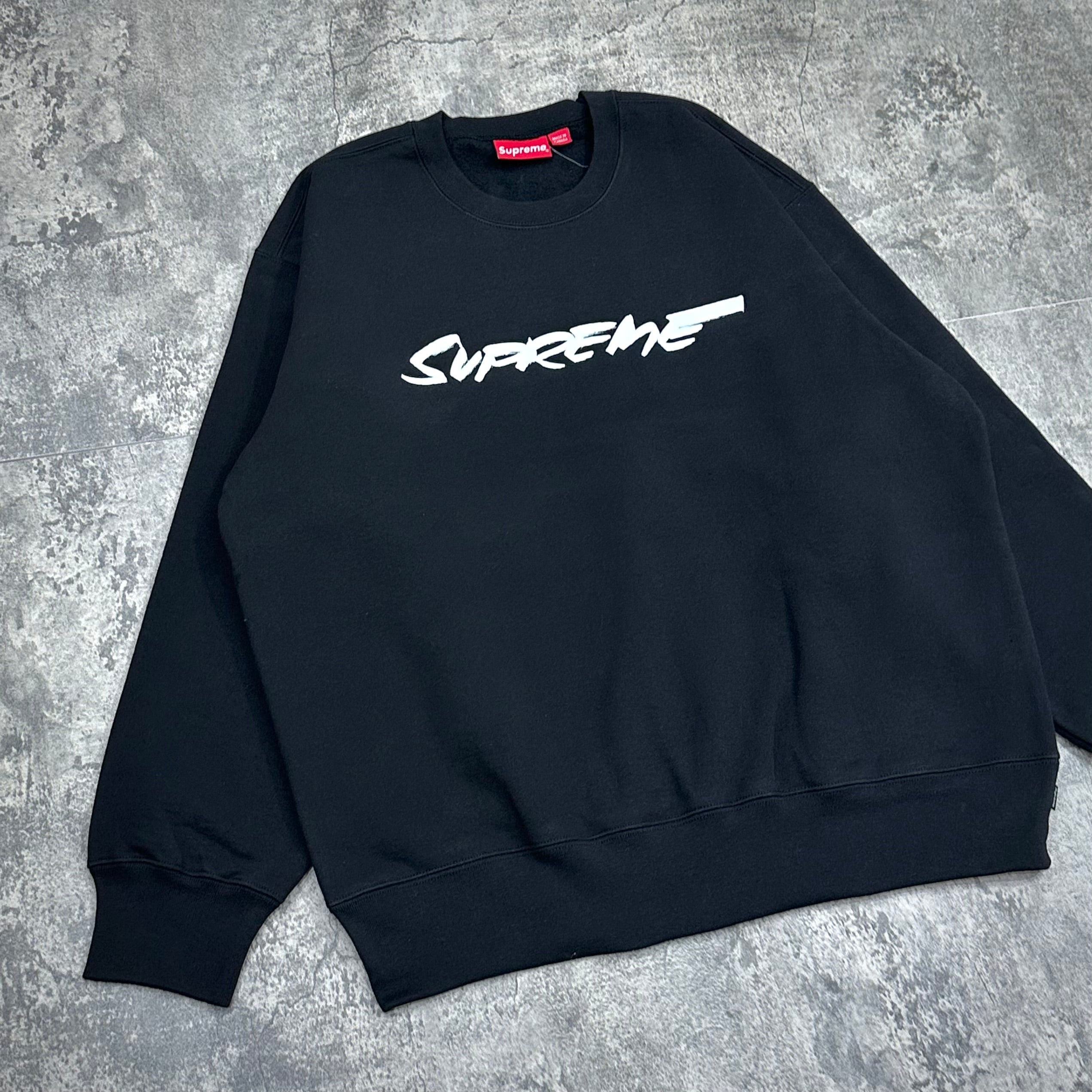 Supreme Futura Logo Crewneck - Black 1