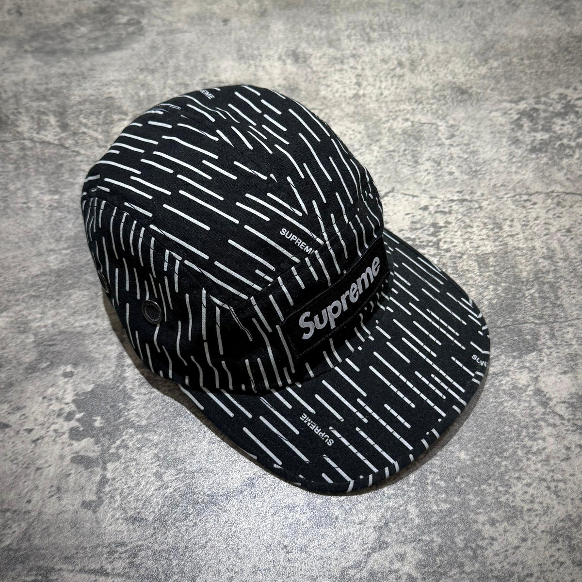 Supreme Military Camp Cap FW24 - Black Raindrop | 現貨– WEAR43WAY