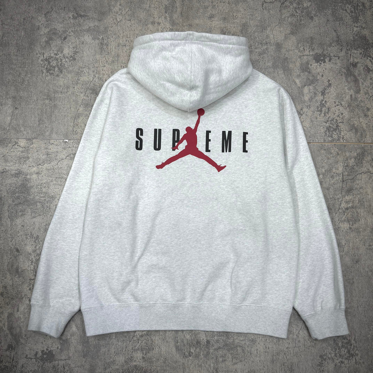 Supreme x Jordan Hooded Sweatshirt FW24 - Ash Grey | In stock