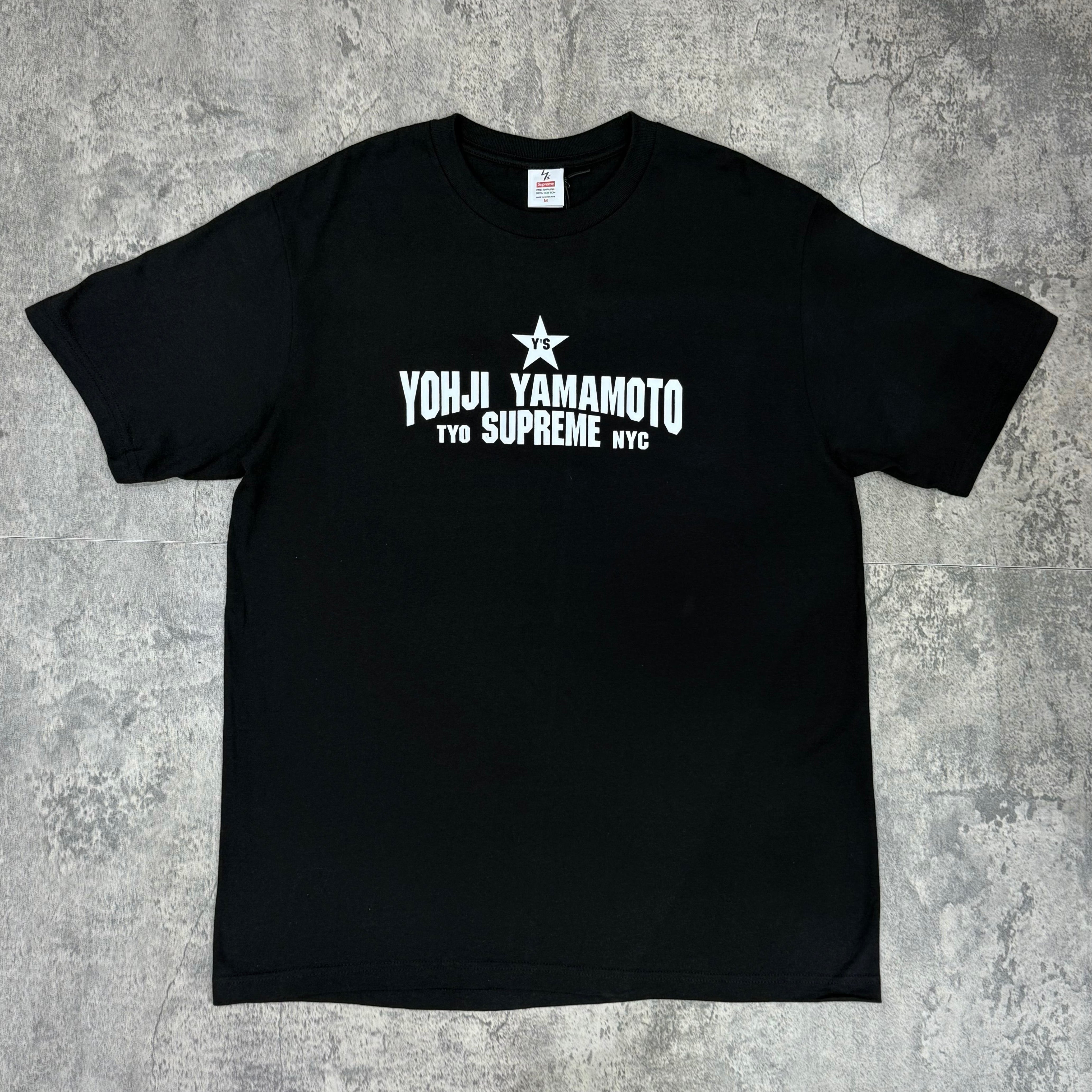 Supreme x Y's Star Tee BLACK
