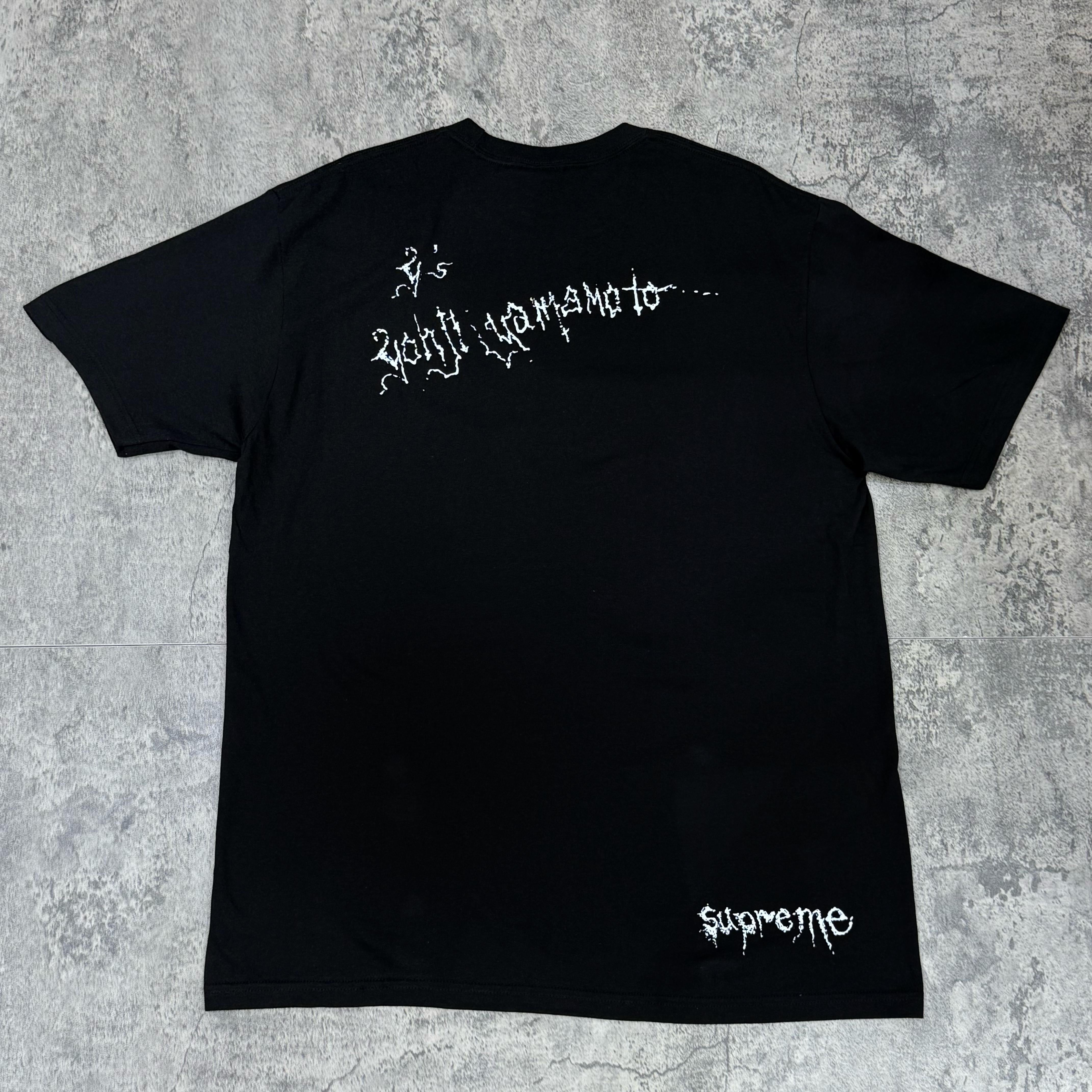 Supreme x Y's Thinker Tee - Black BACK