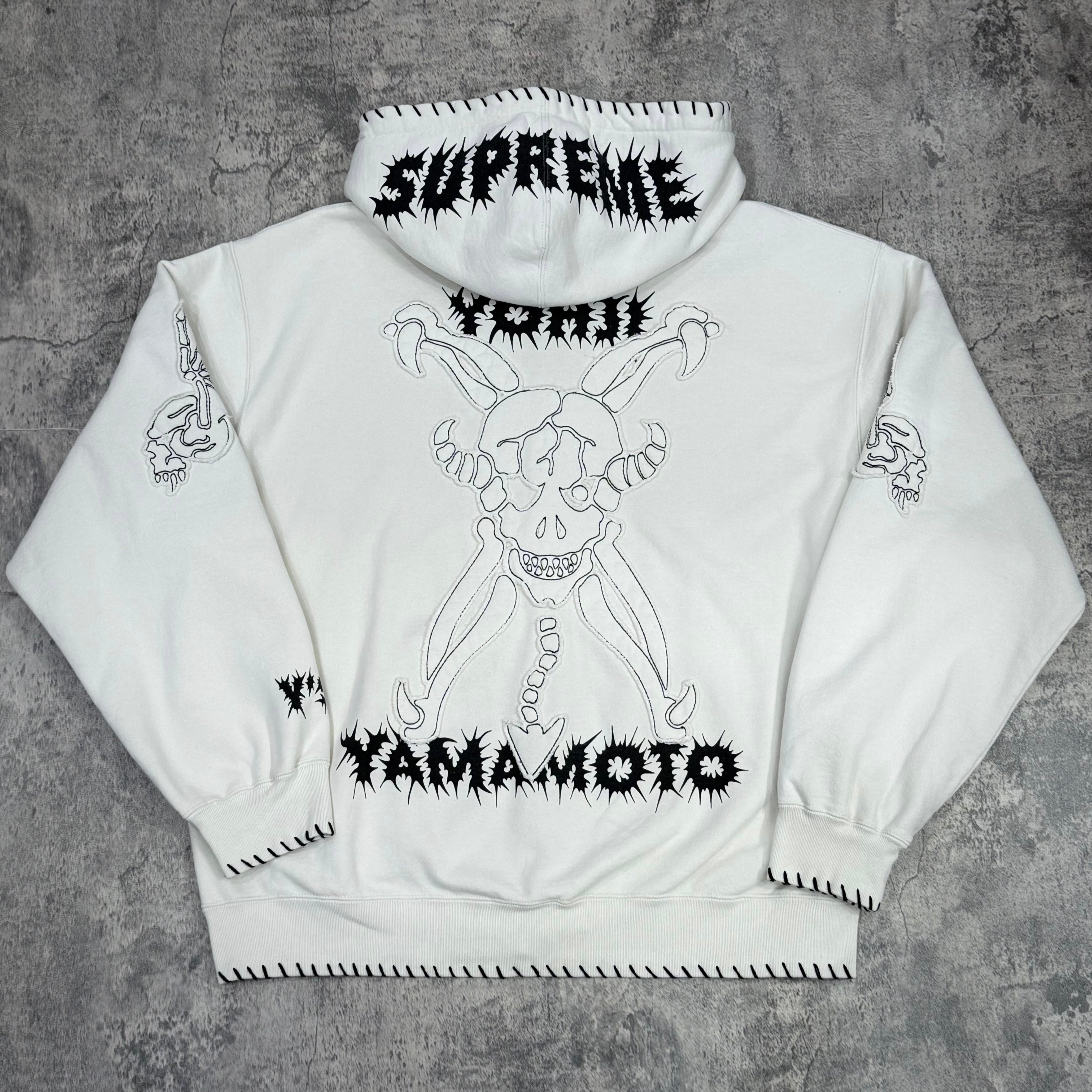Supreme x Y's Zip Up Hooded Sweatshirt - Natural