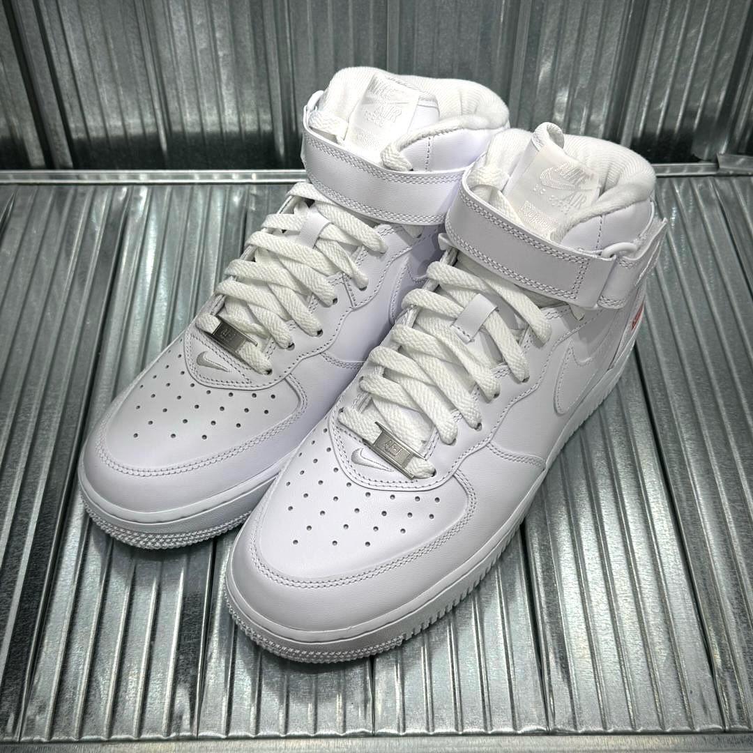 Supreme x Nike Air Force 1 Mid - White | In stock