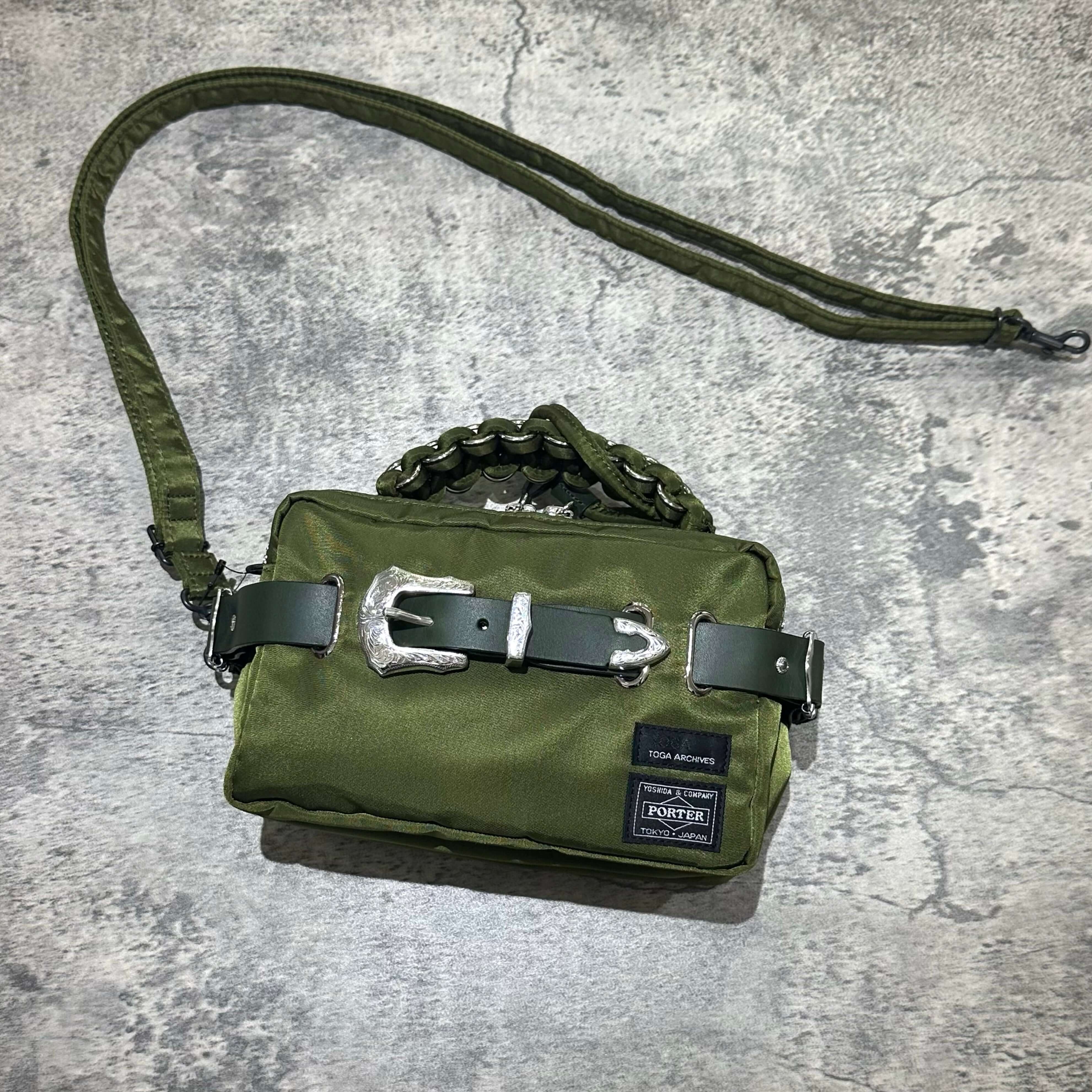 TOGA x PORTER Shoulder Hand Bag SP - khaki