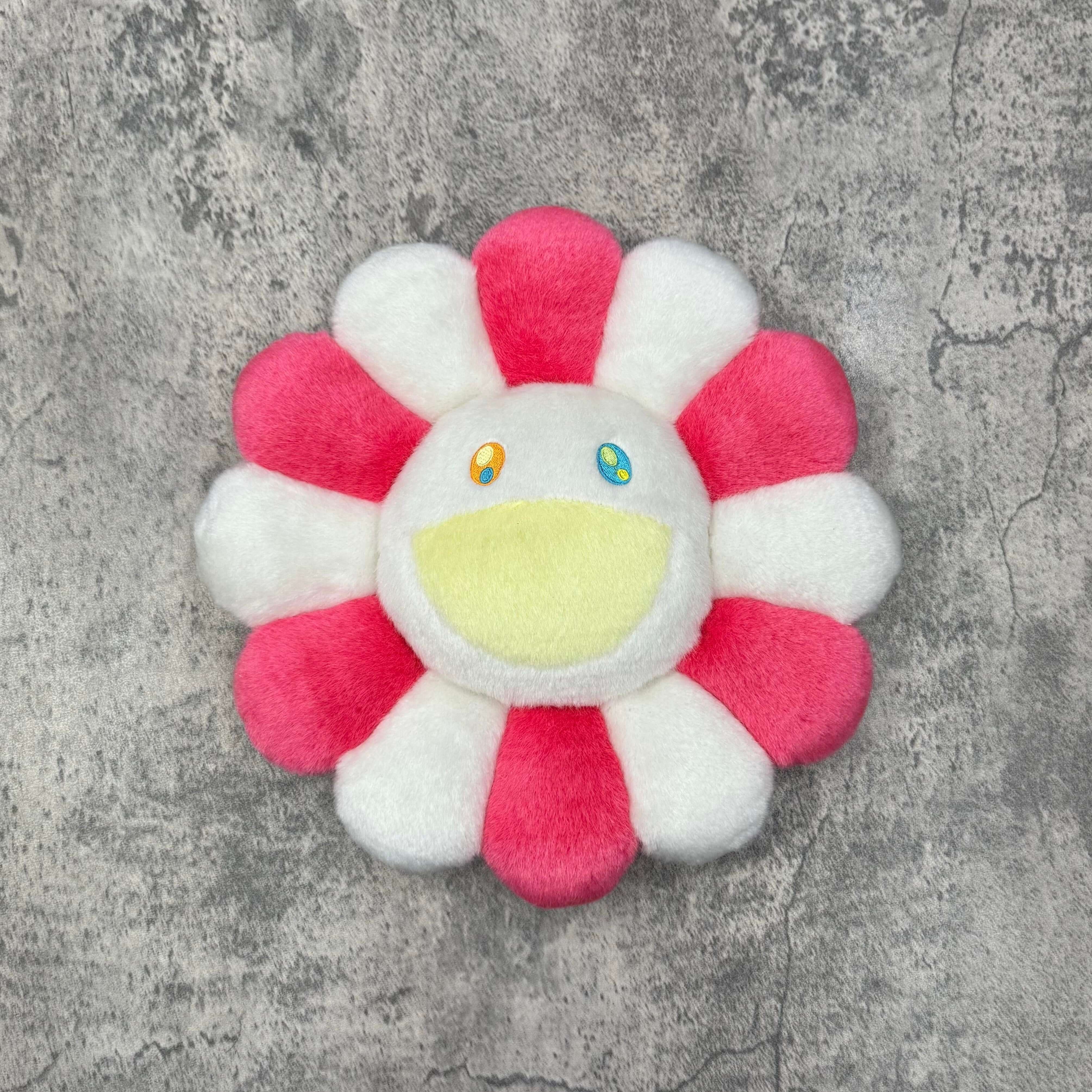 Takashi Murakami Flower Plush 30CM - Pink White / White