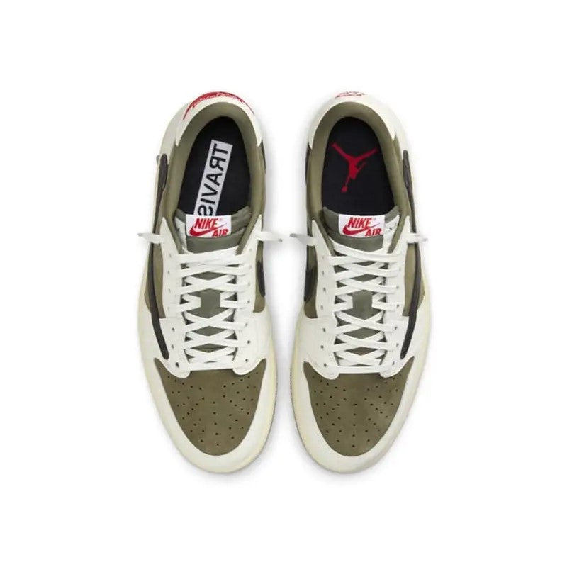Travis Scott x Air Jordan 1 Low 8.0 Medium Olive DM7866-200
