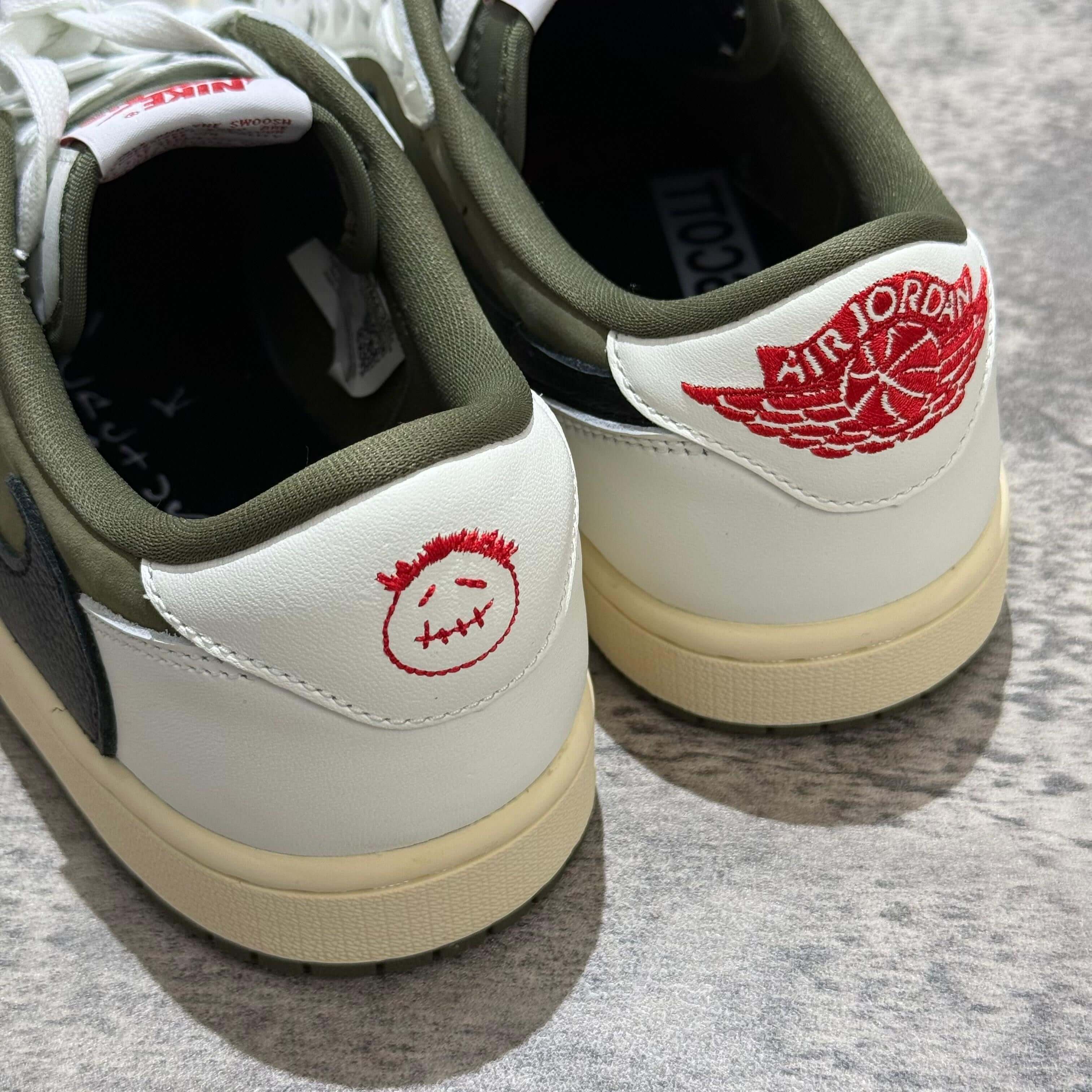 Travis Scott x Air Jordan 1 Low 8.0 Medium Olive - Buy Now