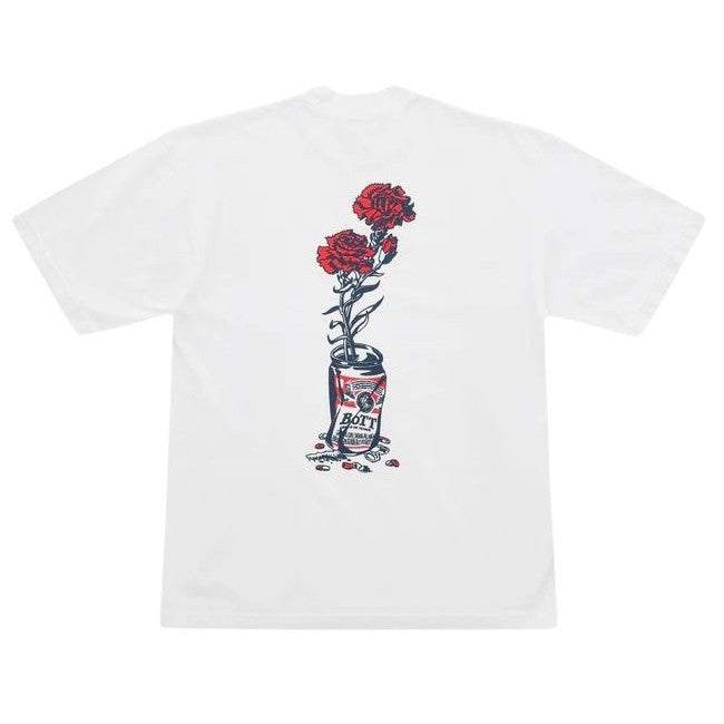 Wasted Youth Bott Flower Can Tee - White
