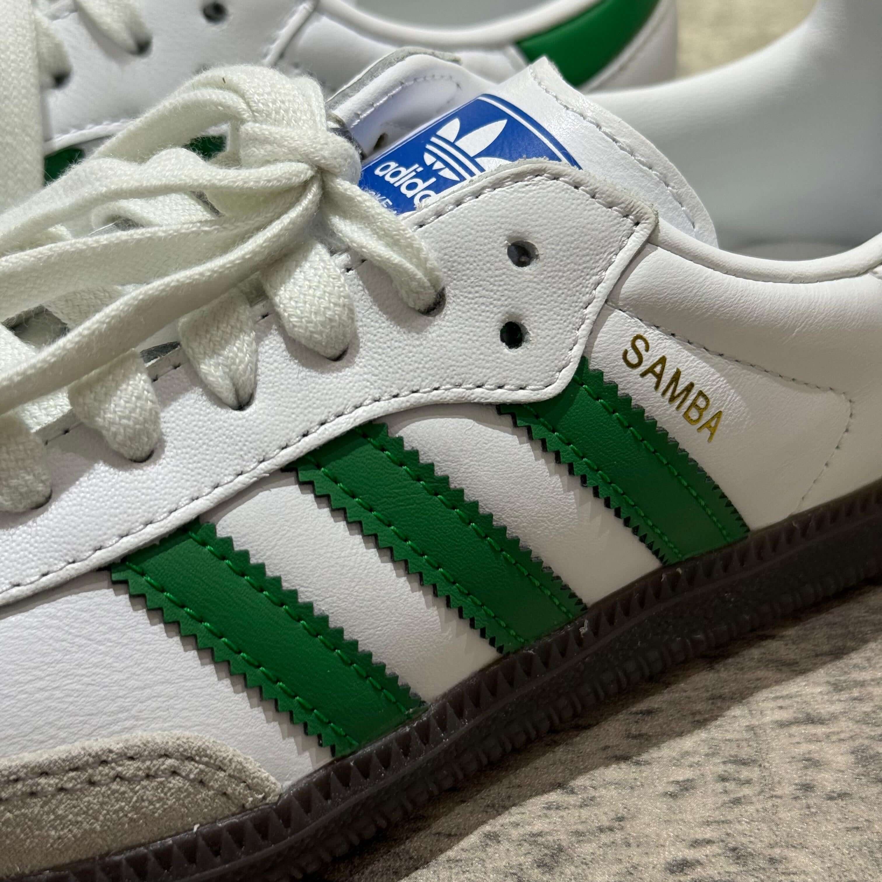 現貨 Adidas Originals Samba OG - 白綠配色