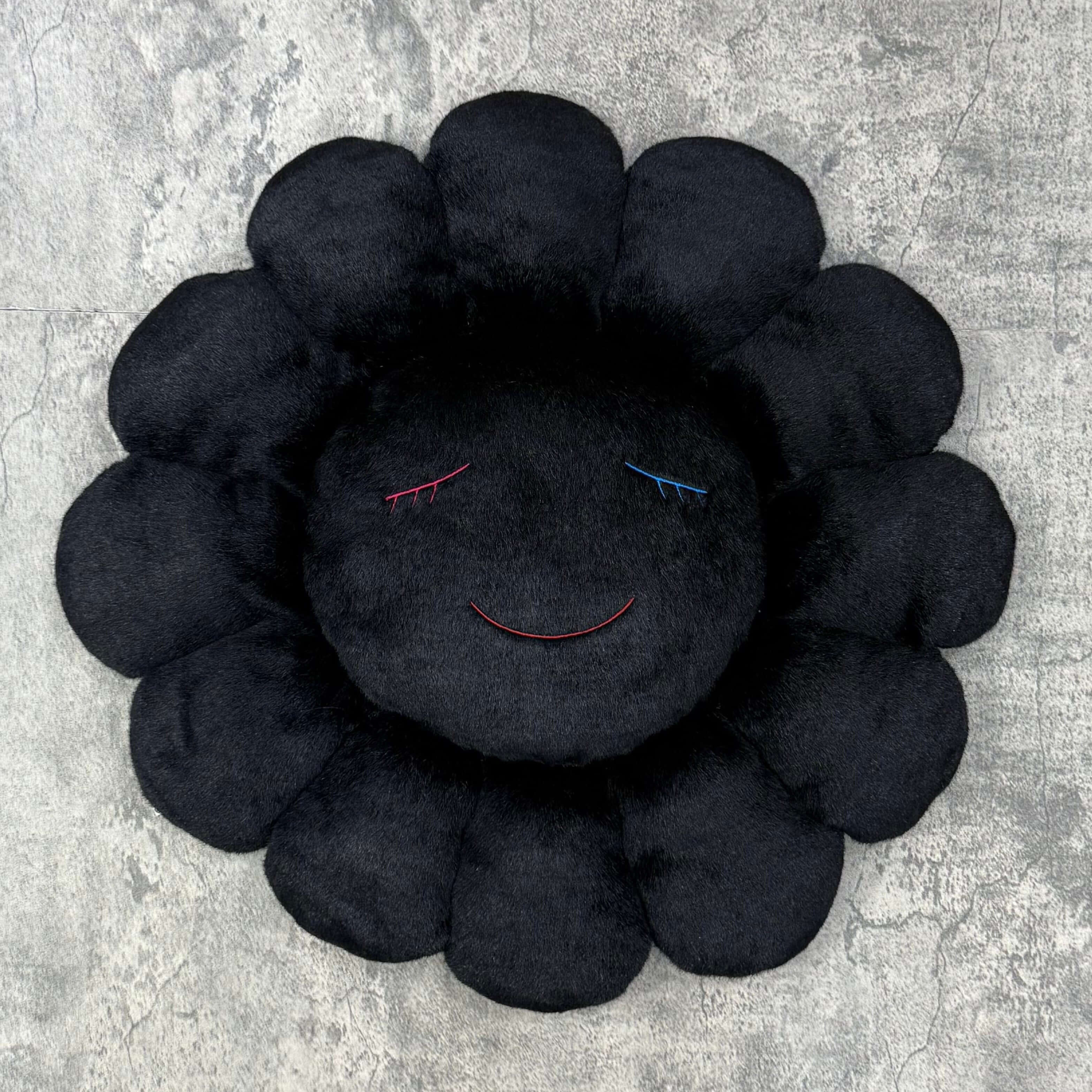 現貨 村上隆 Flower Plush 60cm - Black / Black