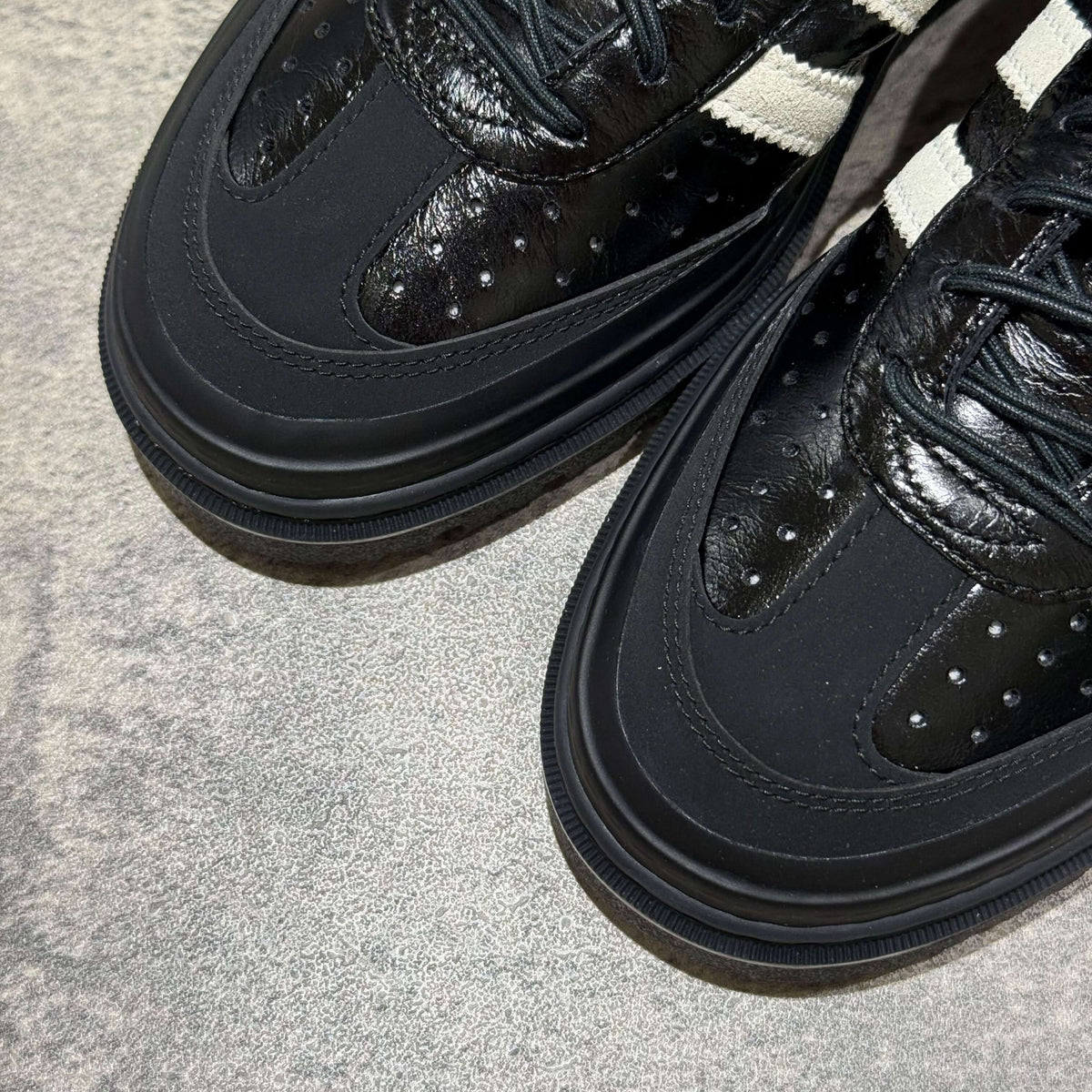 adidas Samba LX Freizeit x Song For The Mute in black, featuring sleek design and distinctive detailing.